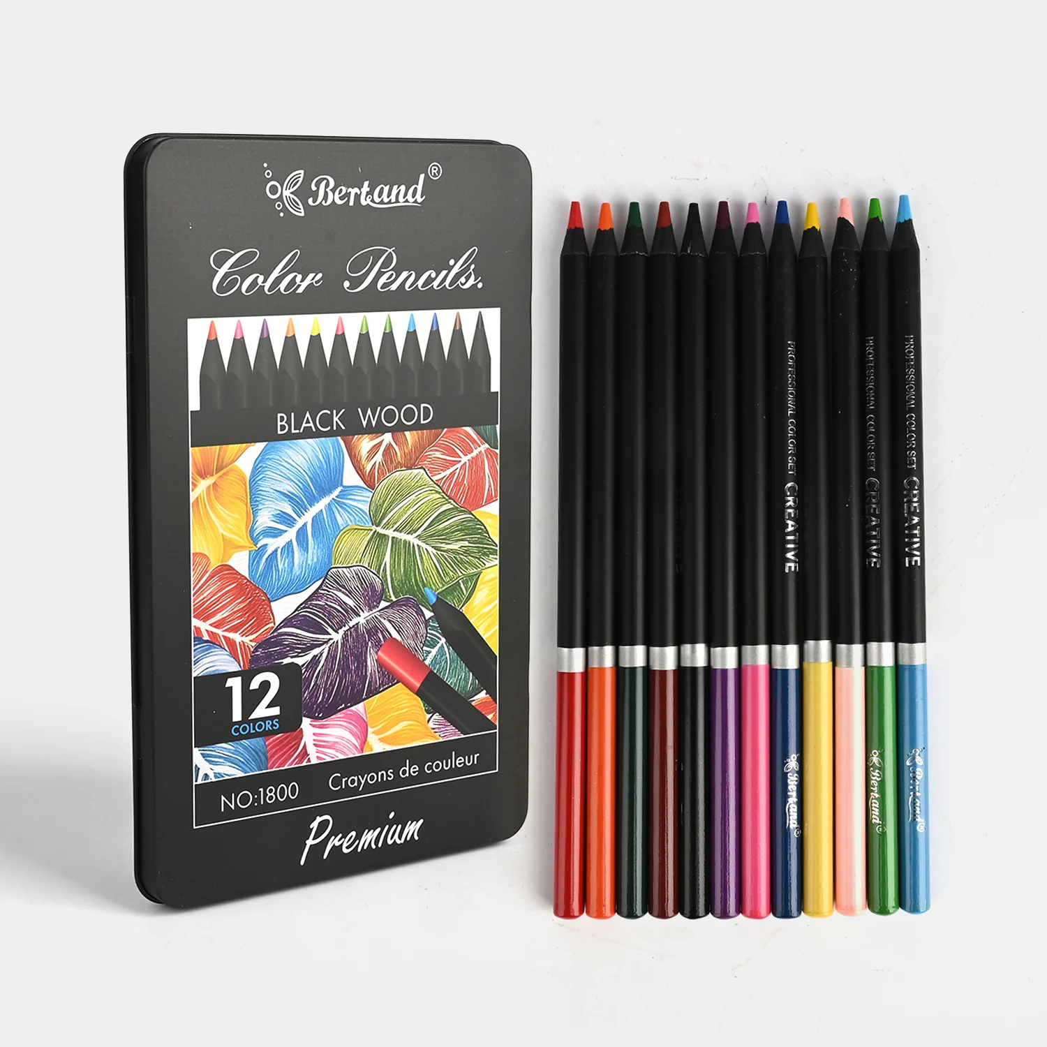 Vibrant Color Pencils | 12Pcs