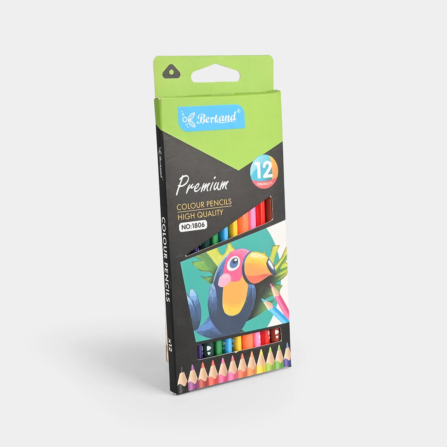Vibrant Color Pencils | 12Pcs - Image 3