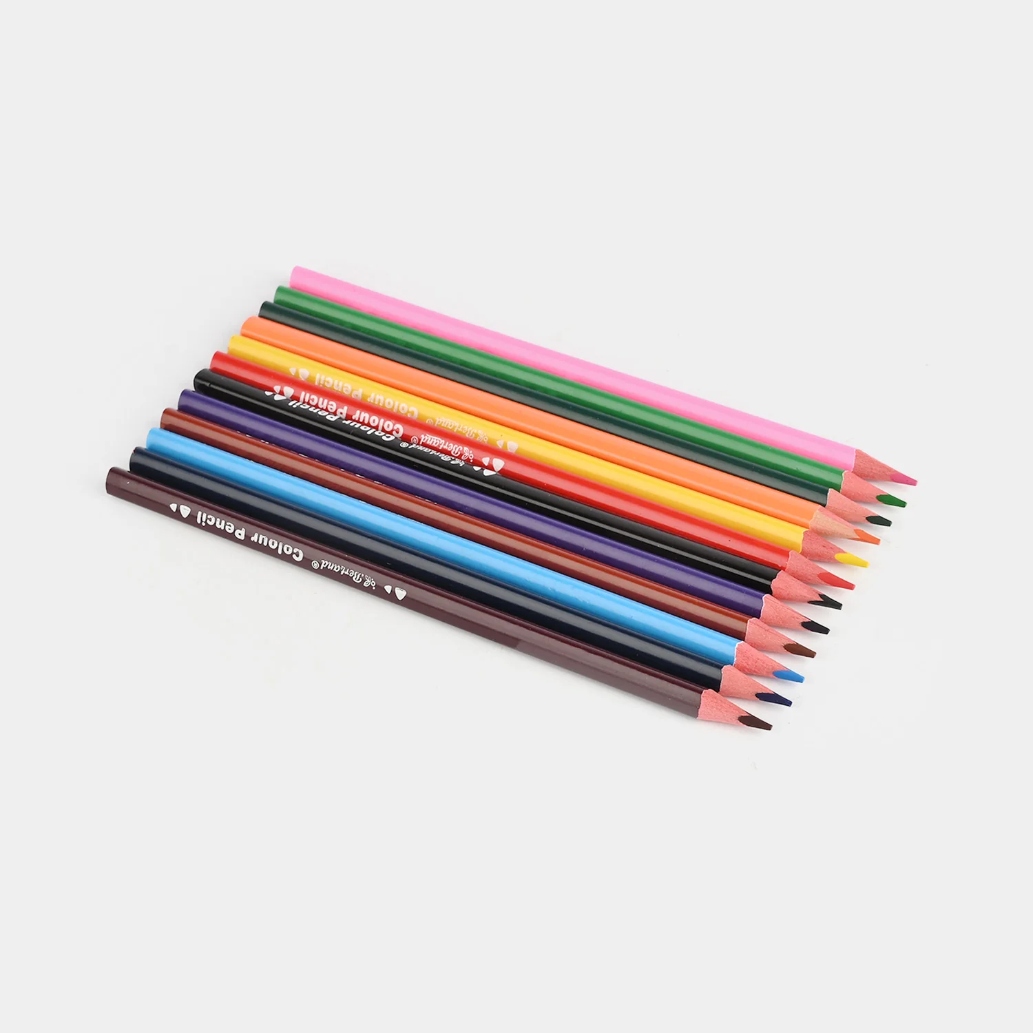 Vibrant Color Pencils | 12Pcs - Image 4