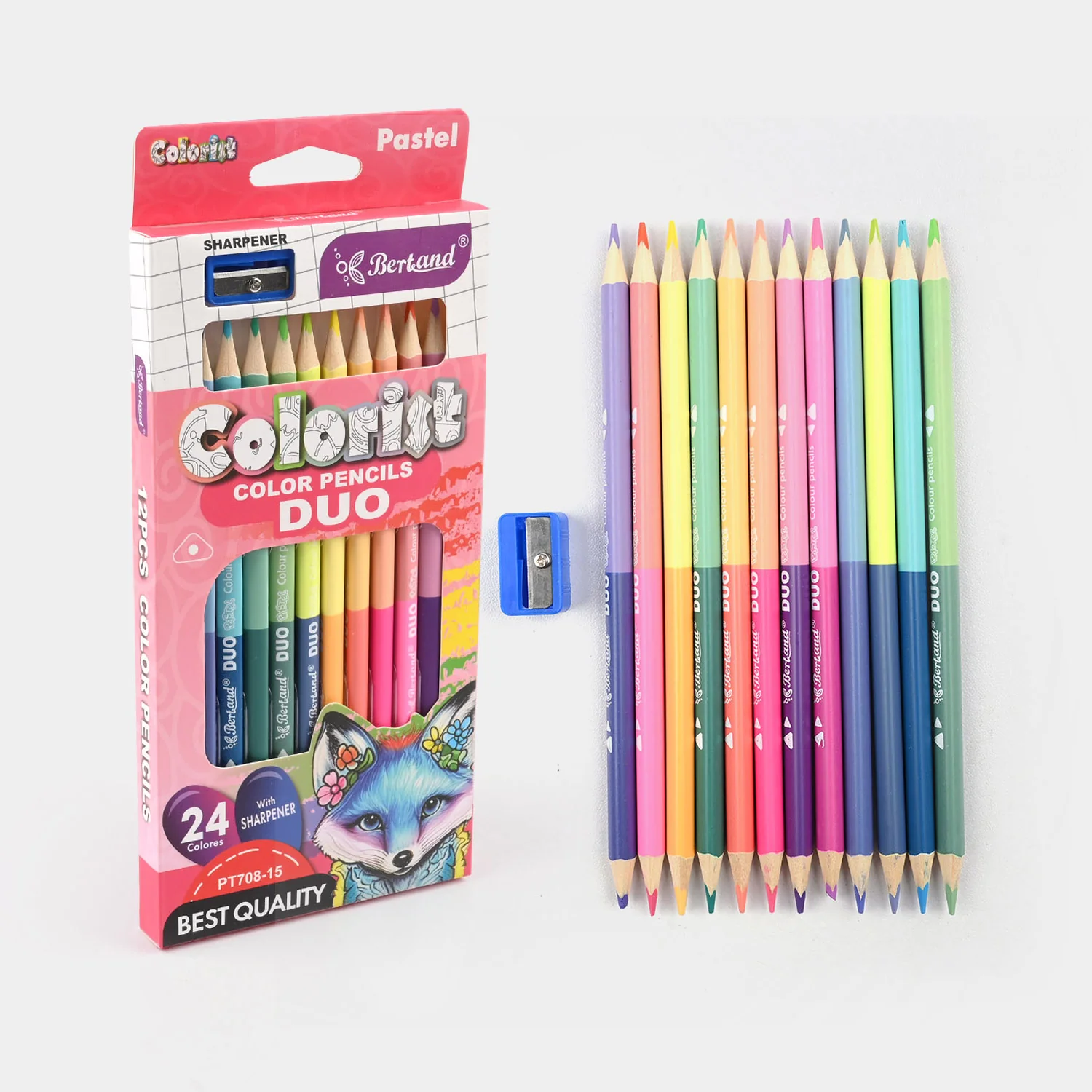 Vibrant Color Pencils | 12Pcs
