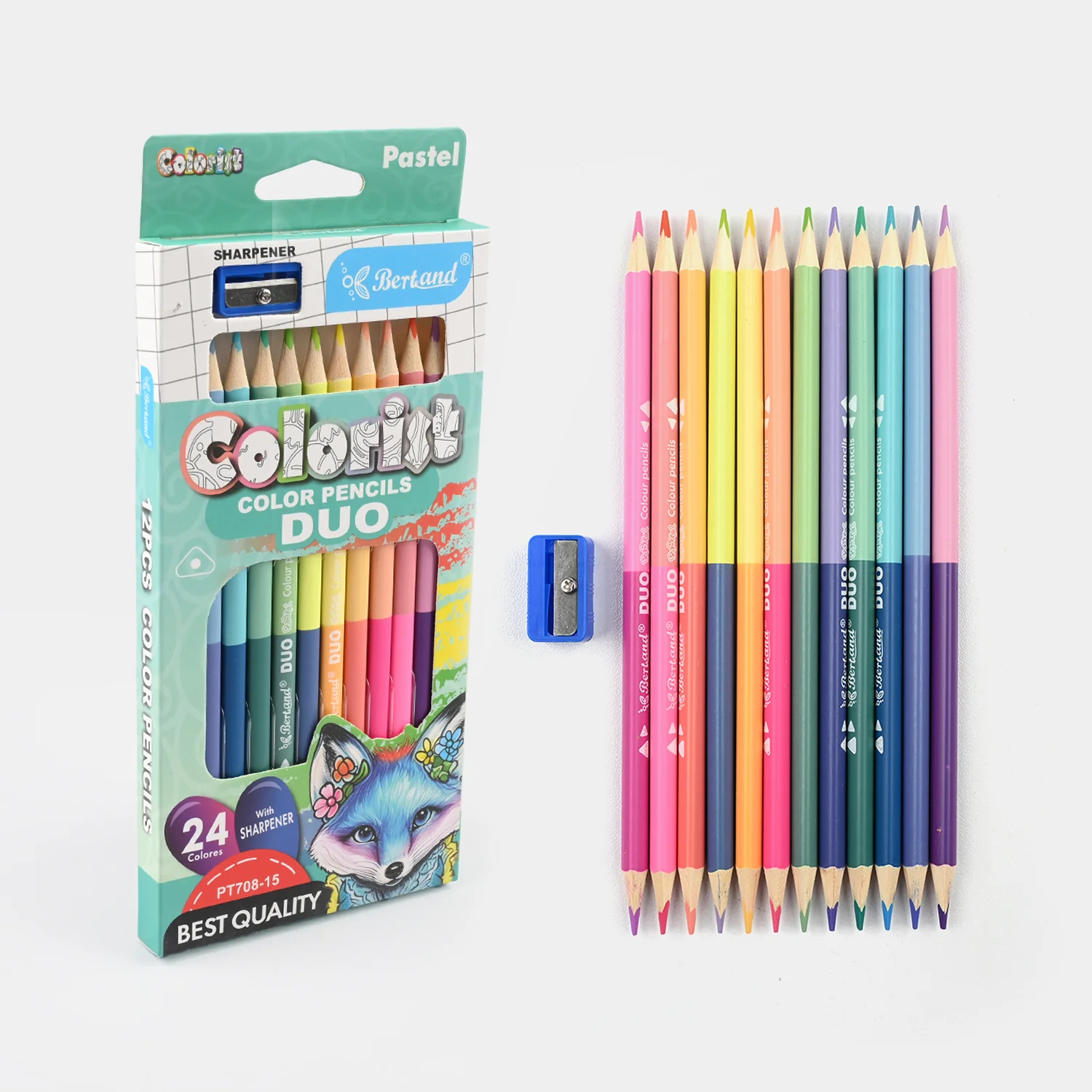 Vibrant Color Pencils | 12Pcs
