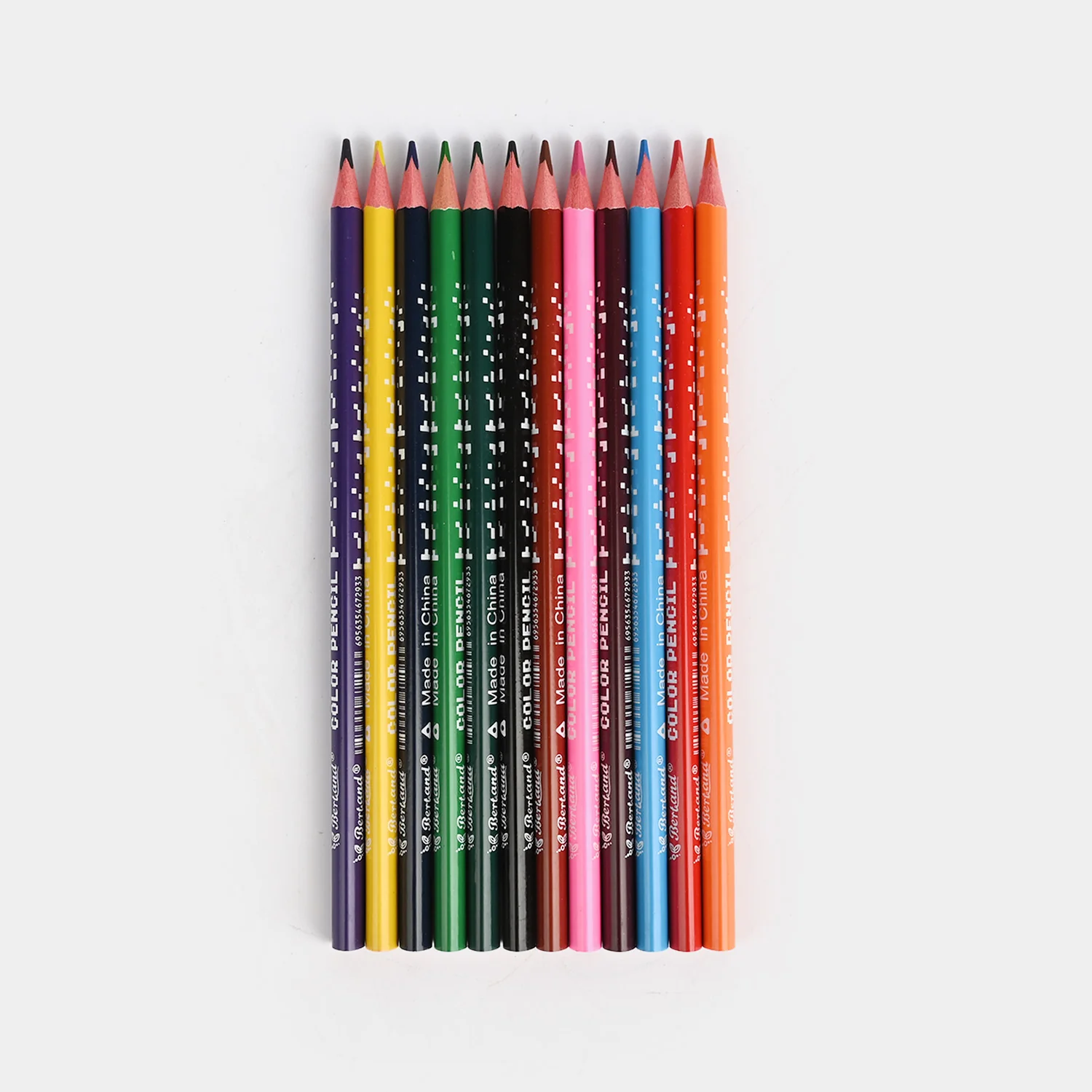 Vibrant Color Pencils | 12Pcs - Image 2
