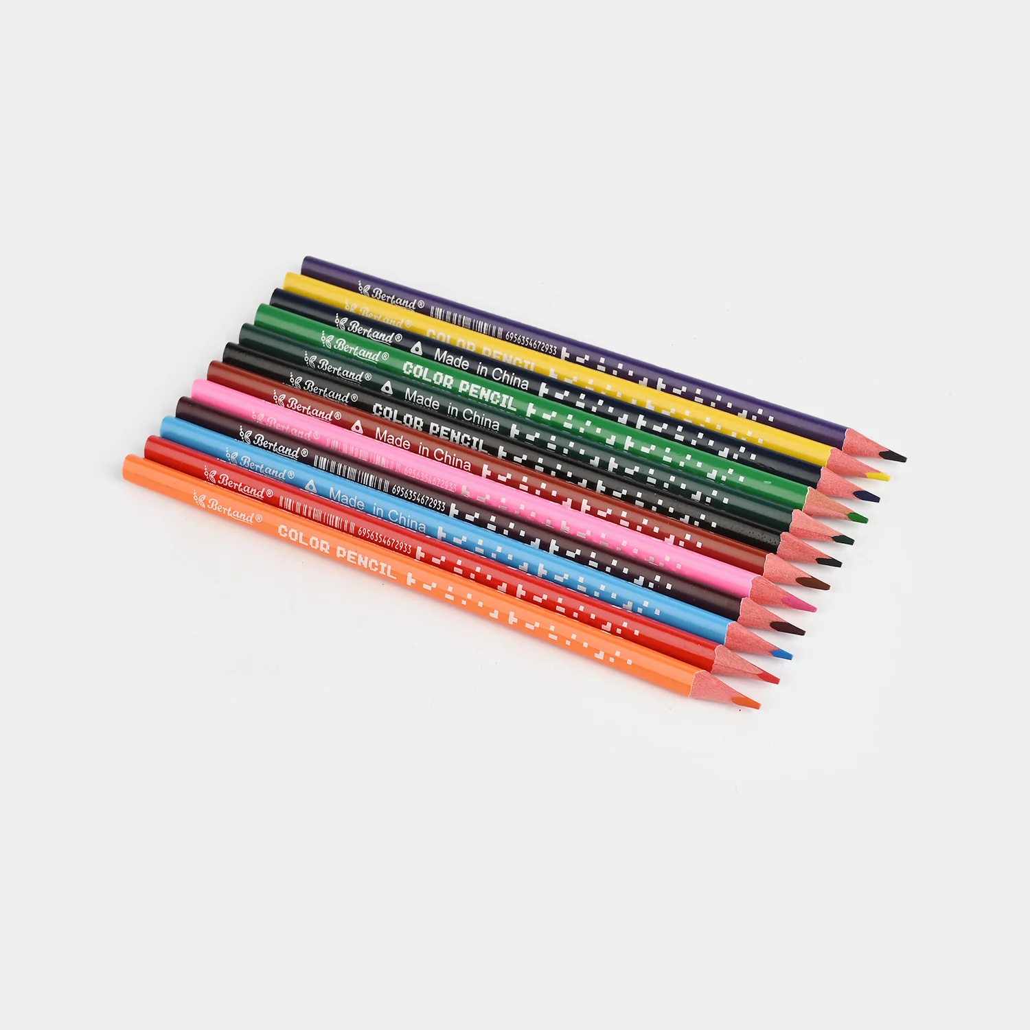Vibrant Color Pencils | 12Pcs - Image 4
