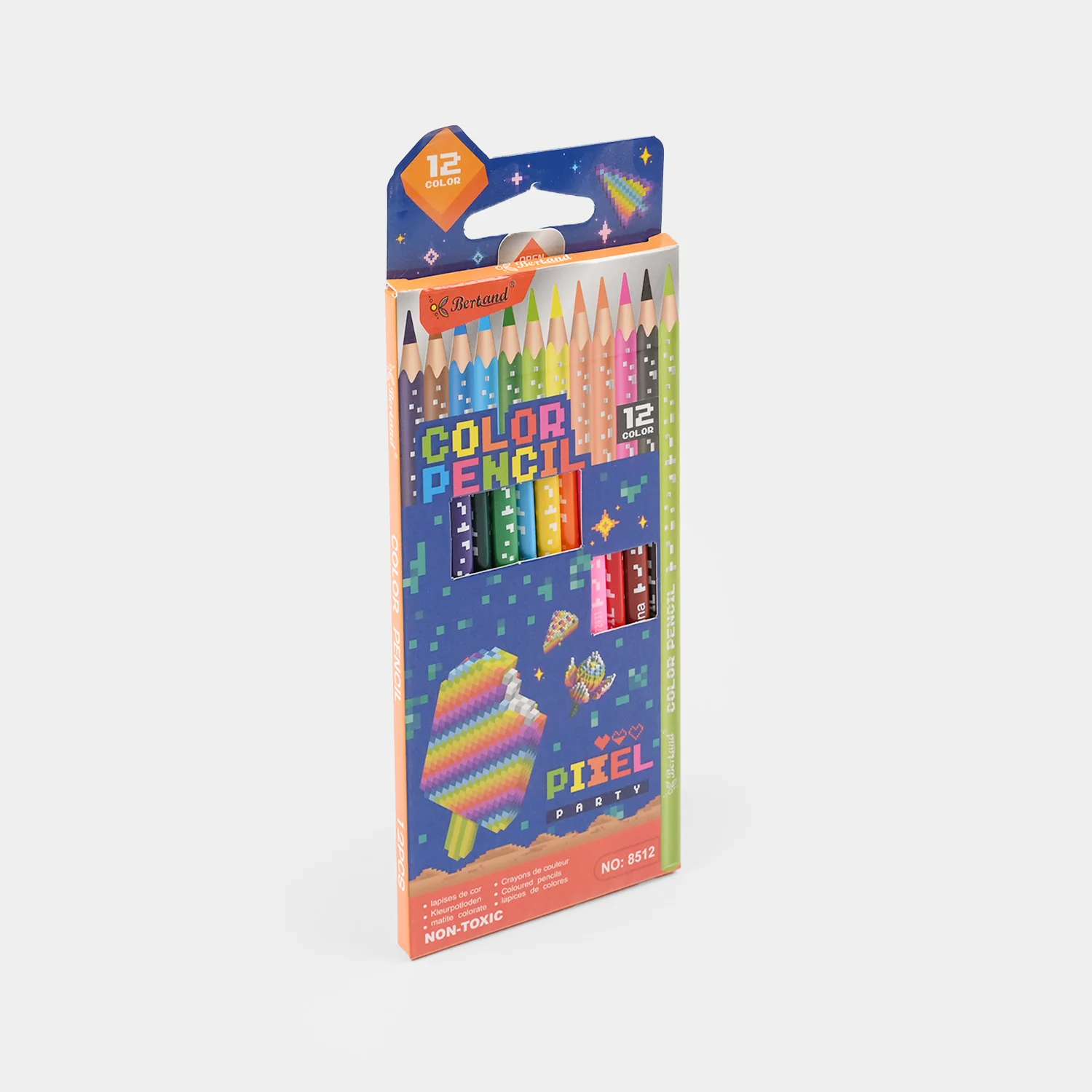 Vibrant Color Pencils | 12Pcs - Image 3