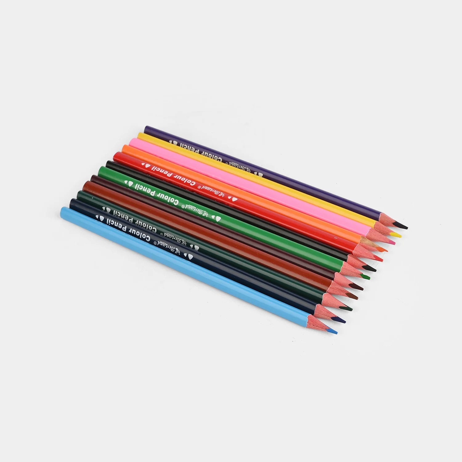 Vibrant Color Pencils | 12Pcs - Image 4