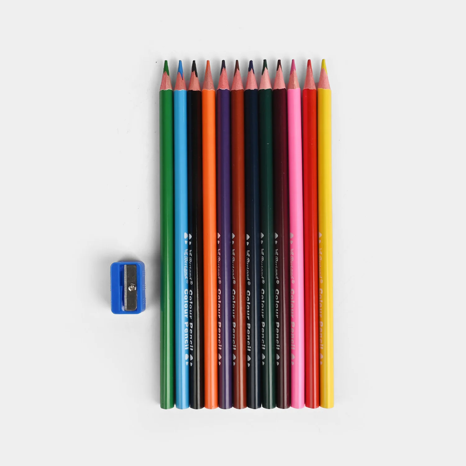 Vibrant Color Pencils | 12Pcs - Image 2