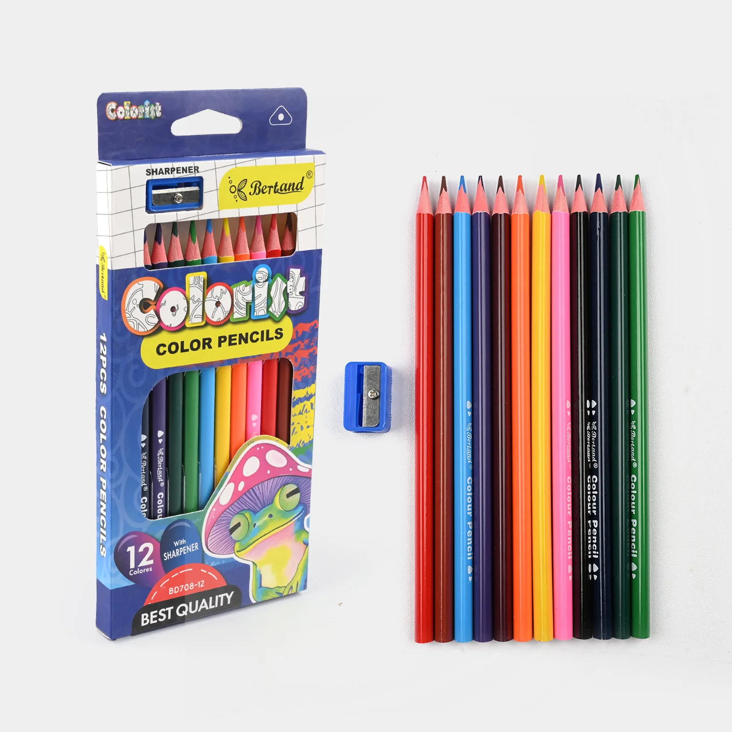 Vibrant Color Pencils | 12Pcs