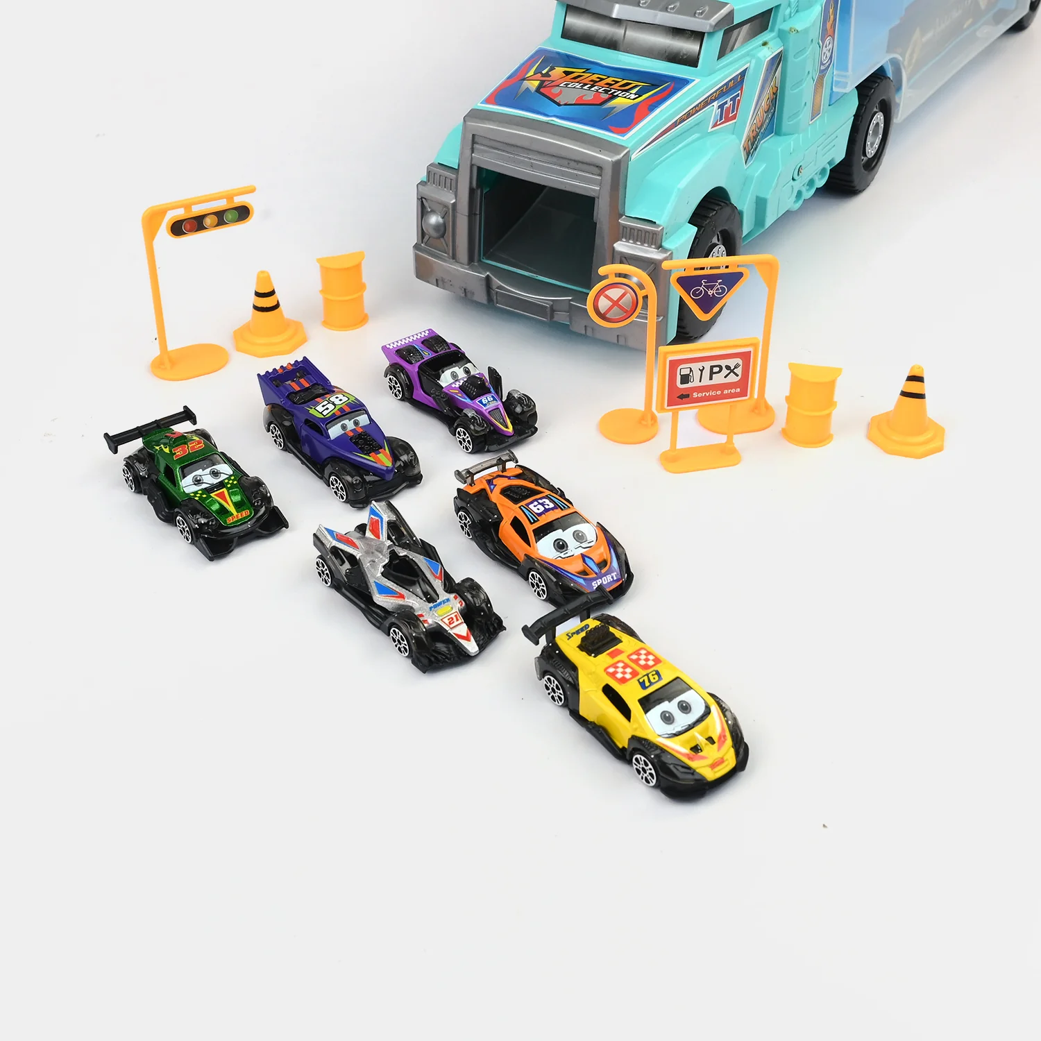 Multi-Car Carrier Truck Play Set - Image 5