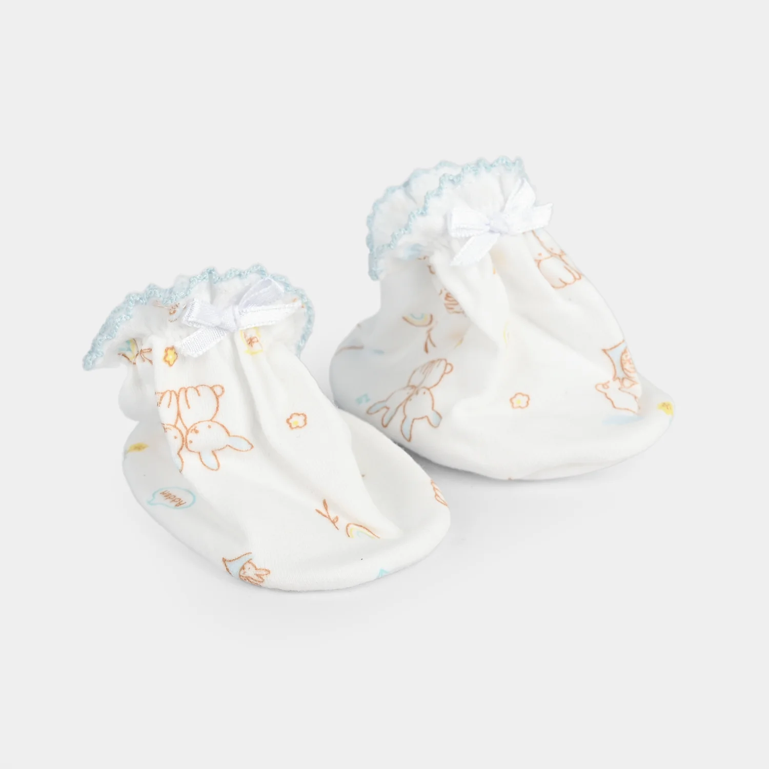 Soft Cotton Baby Booties | 6-12M
