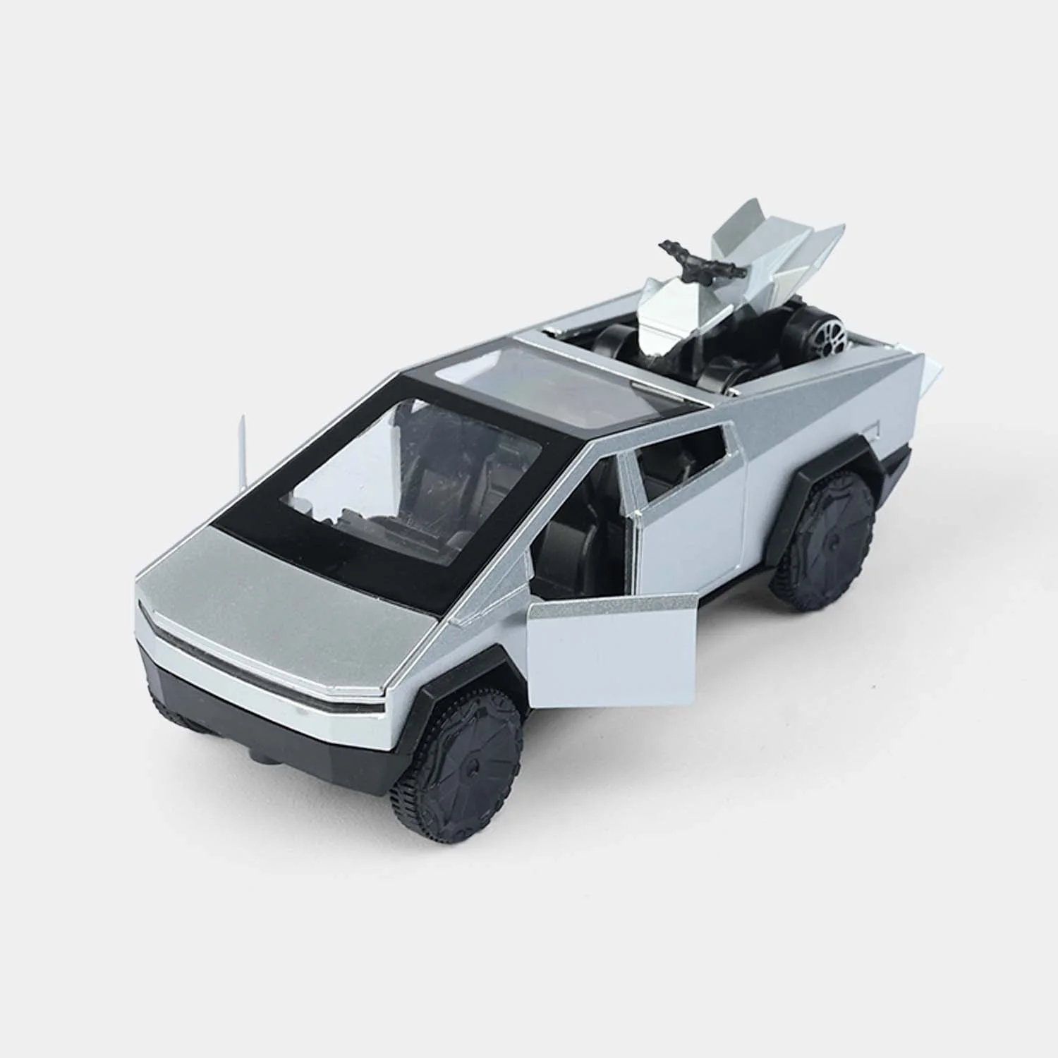 Model Toy Pull Back Pick-Up Vehicle with Sound and Light - Image 2