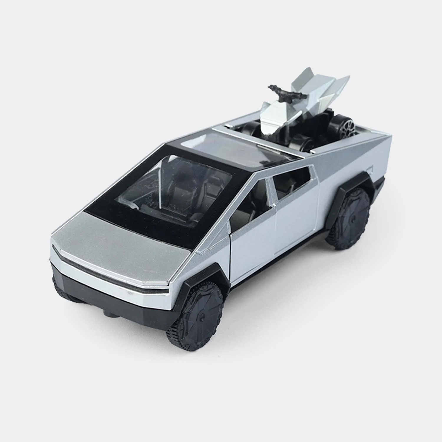Model Toy Pull Back Pick-Up Vehicle with Sound and Light - Image 3