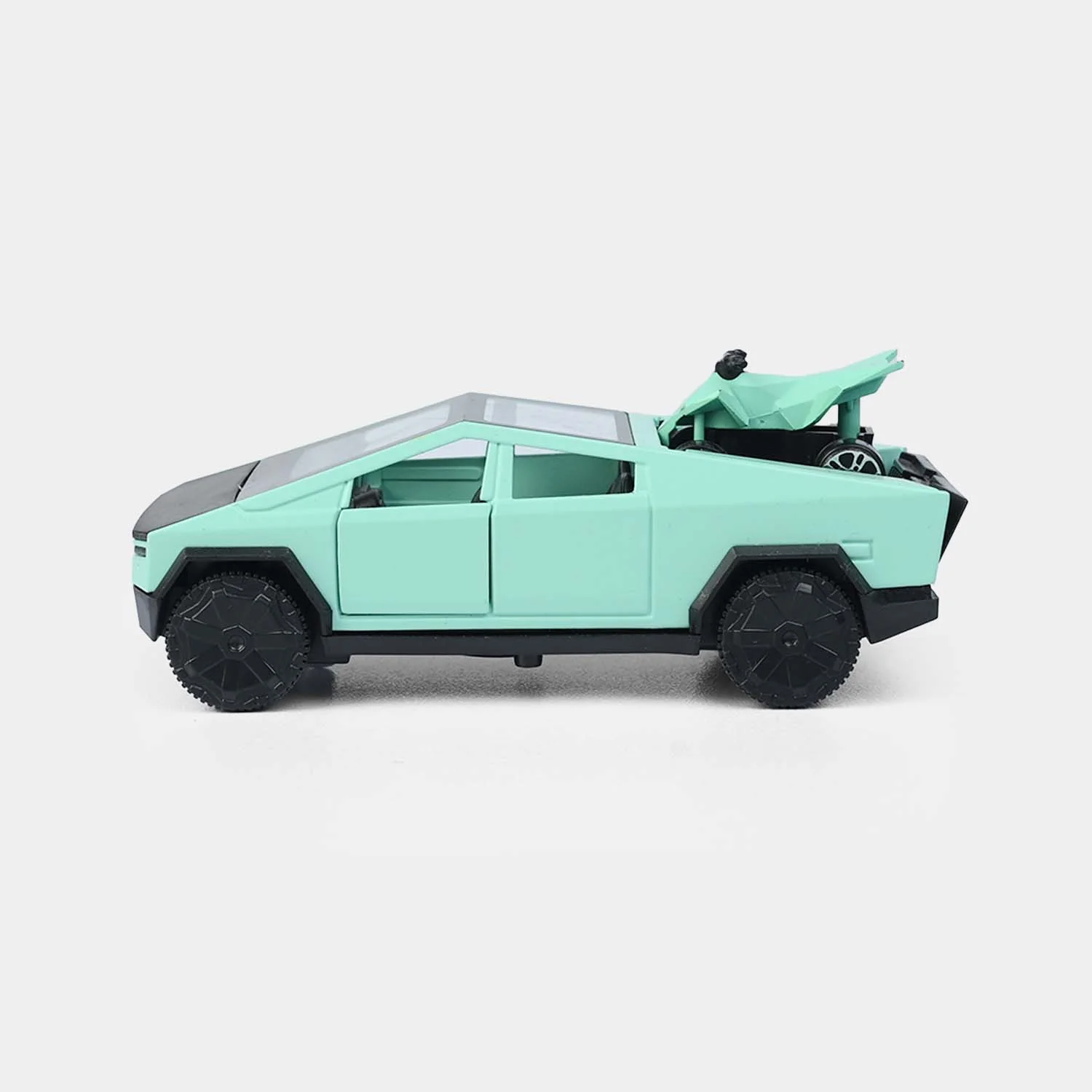 Model Toy Pull Back Pick-Up Vehicle with Sound and Light - Image 3