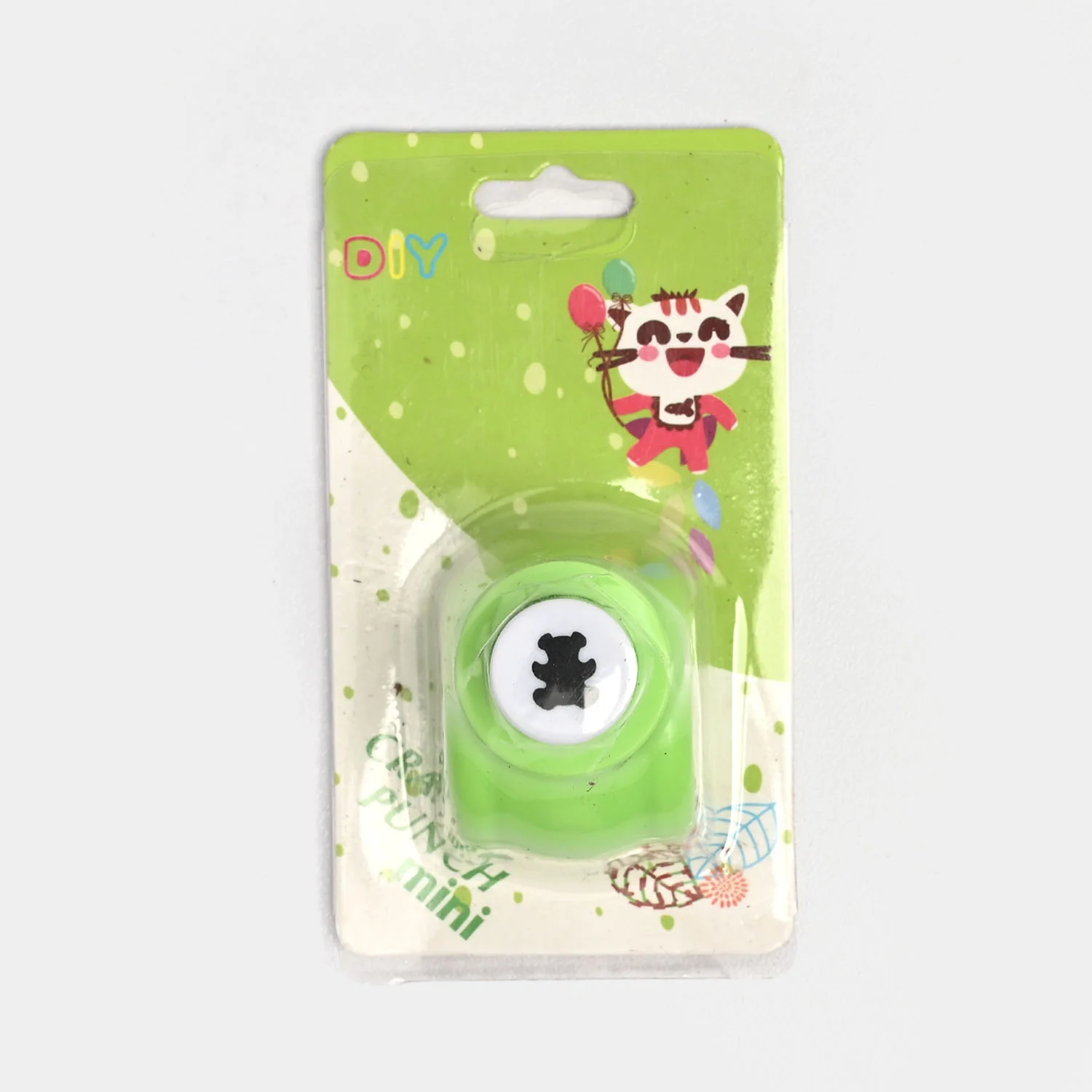 DIY Mini Craft Punch – Bear Shape (Green) - Image 3