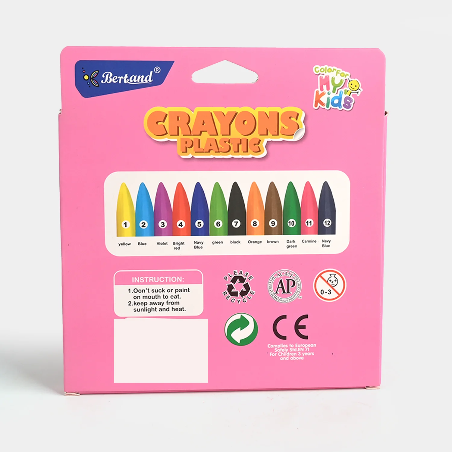 Crayon Set for Kids | 12Pcs - Image 5