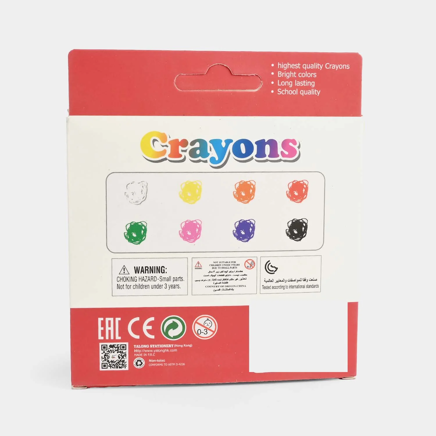 Jumbo Wax Crayons – 8 Colors Set - Image 4