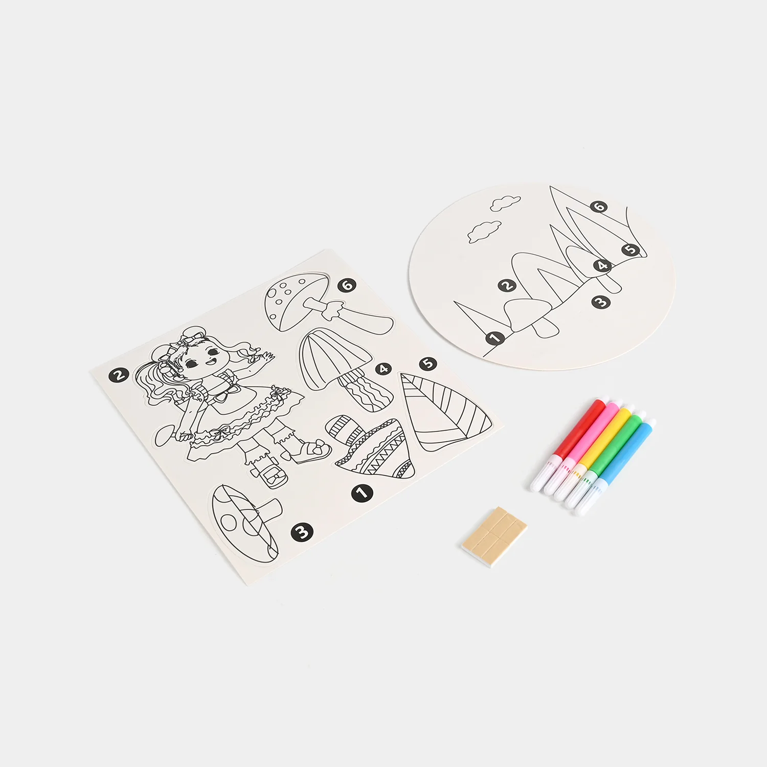 Creative Coloring Cards With Marker