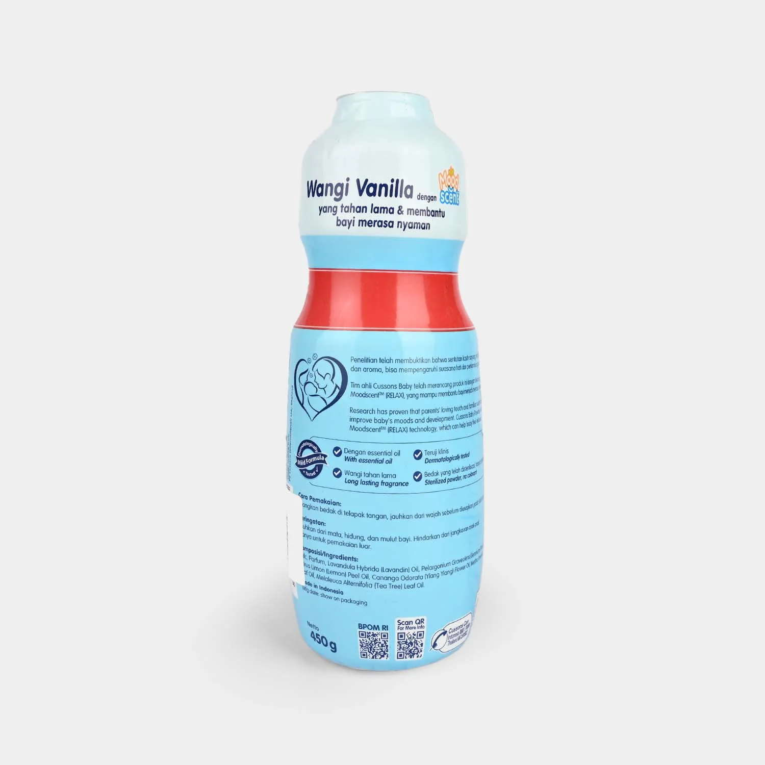 CUSSONS BABY POWDER MILD & GENTLE 450gm - Image 2