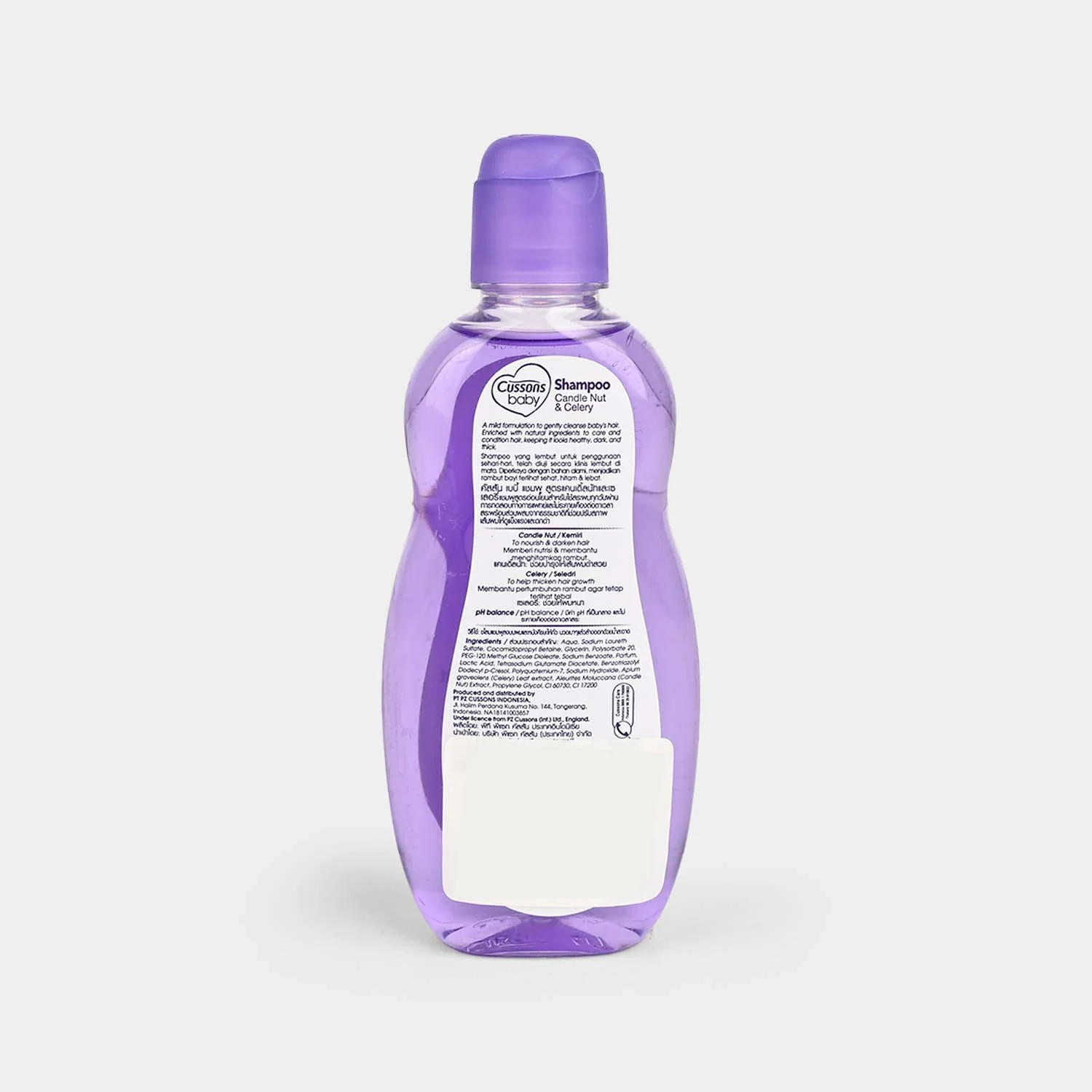 CUSSONS BABY SHAMPOO CANDLE NUT & CELERY 100ml - Image 2