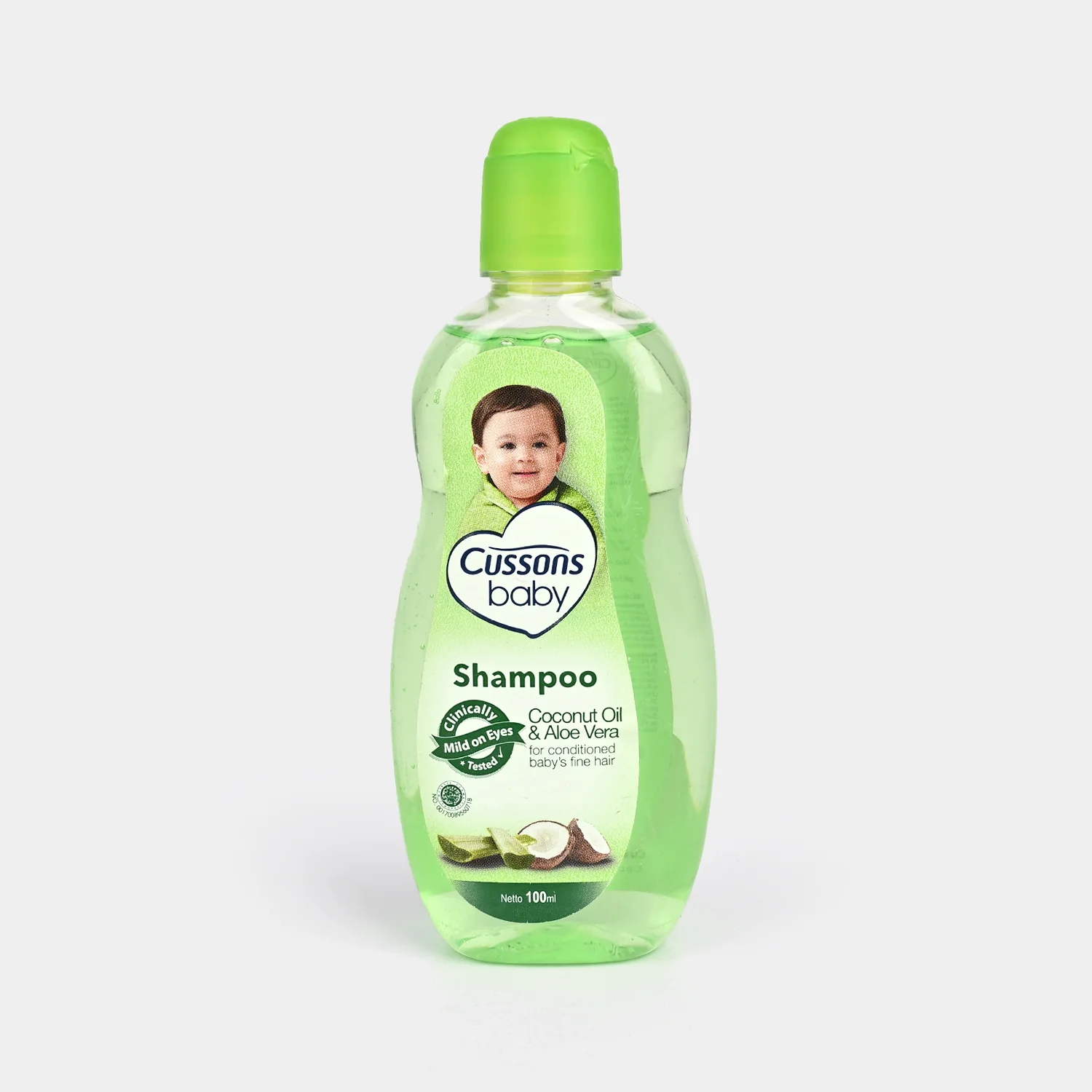 CUSSONS BABY SHAMPOO COCONUT OIL & ALOVERA 100ml