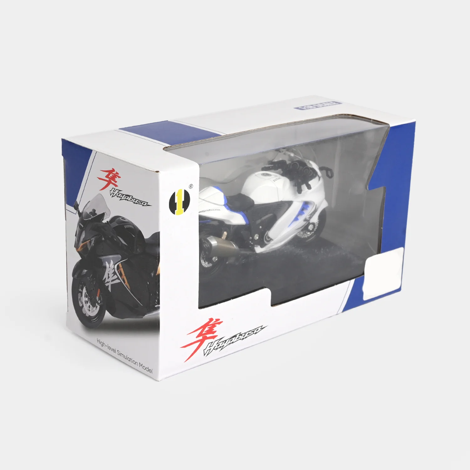 High-Detail Simulation Die-Cast Model Motorcycle Toy - Image 3