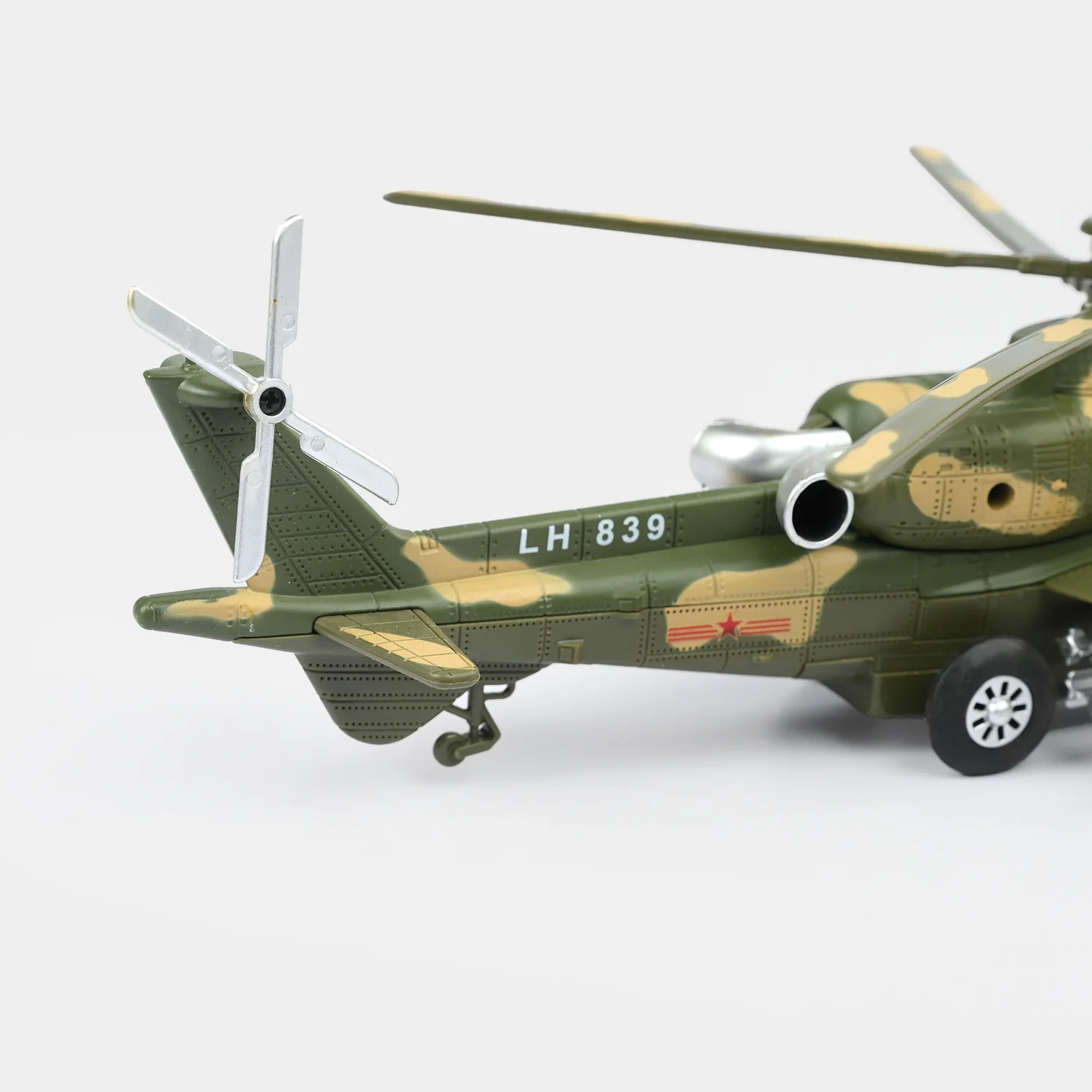 Die-Cast Military Helicopter Toy for Kids - Image 2