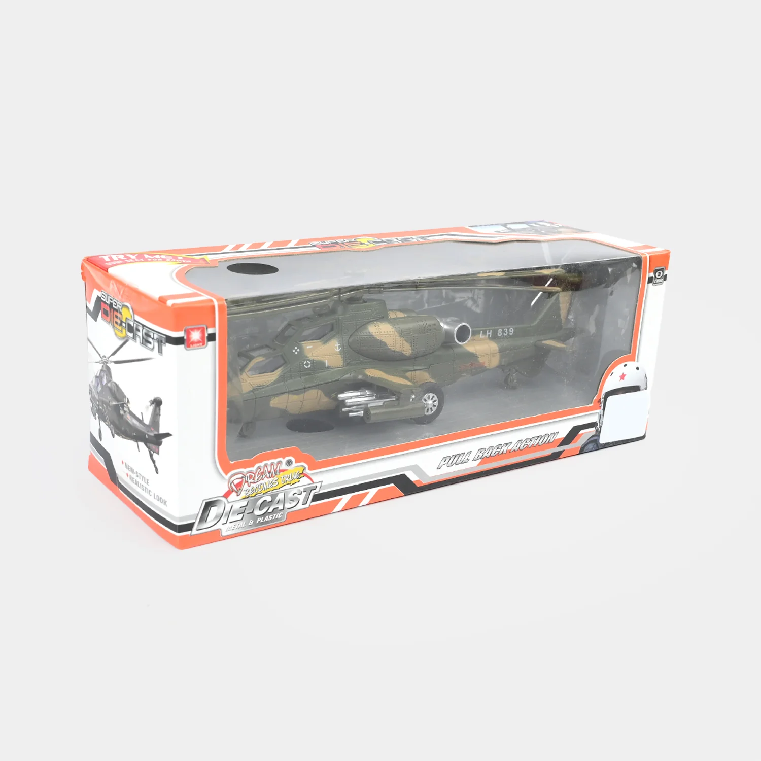 Die-Cast Military Helicopter Toy for Kids - Image 3