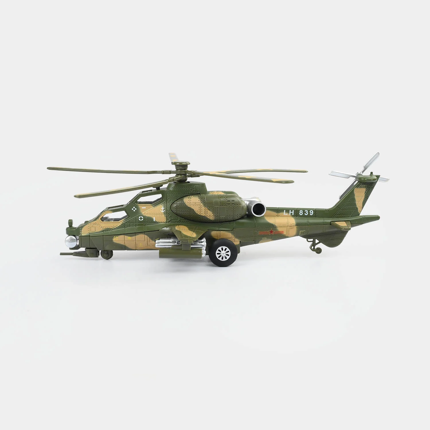 Die-Cast Military Helicopter Toy for Kids - Image 7