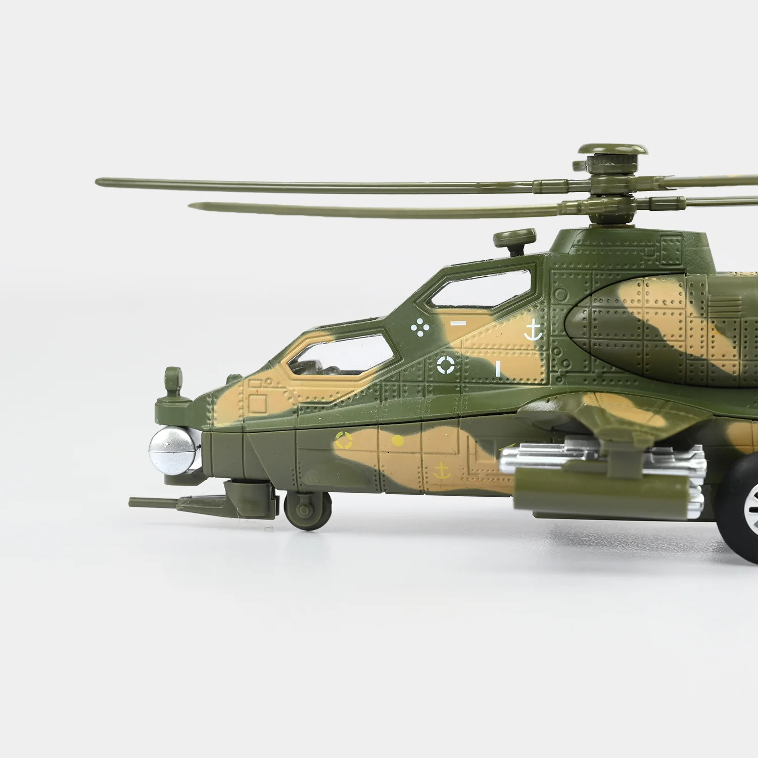 Die-Cast Military Helicopter Toy for Kids - Image 8