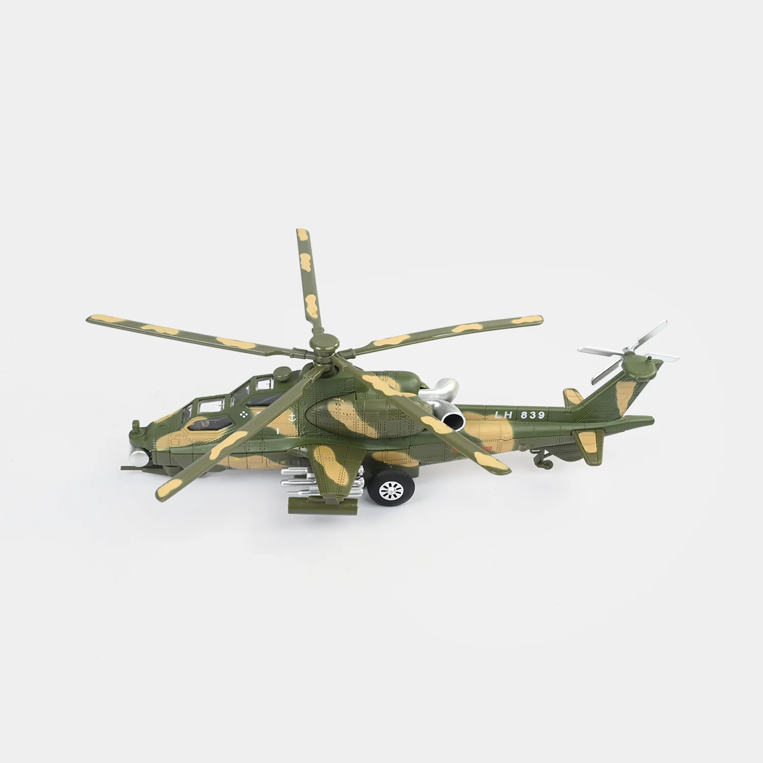 Die-Cast Military Helicopter Toy for Kids - Image 9