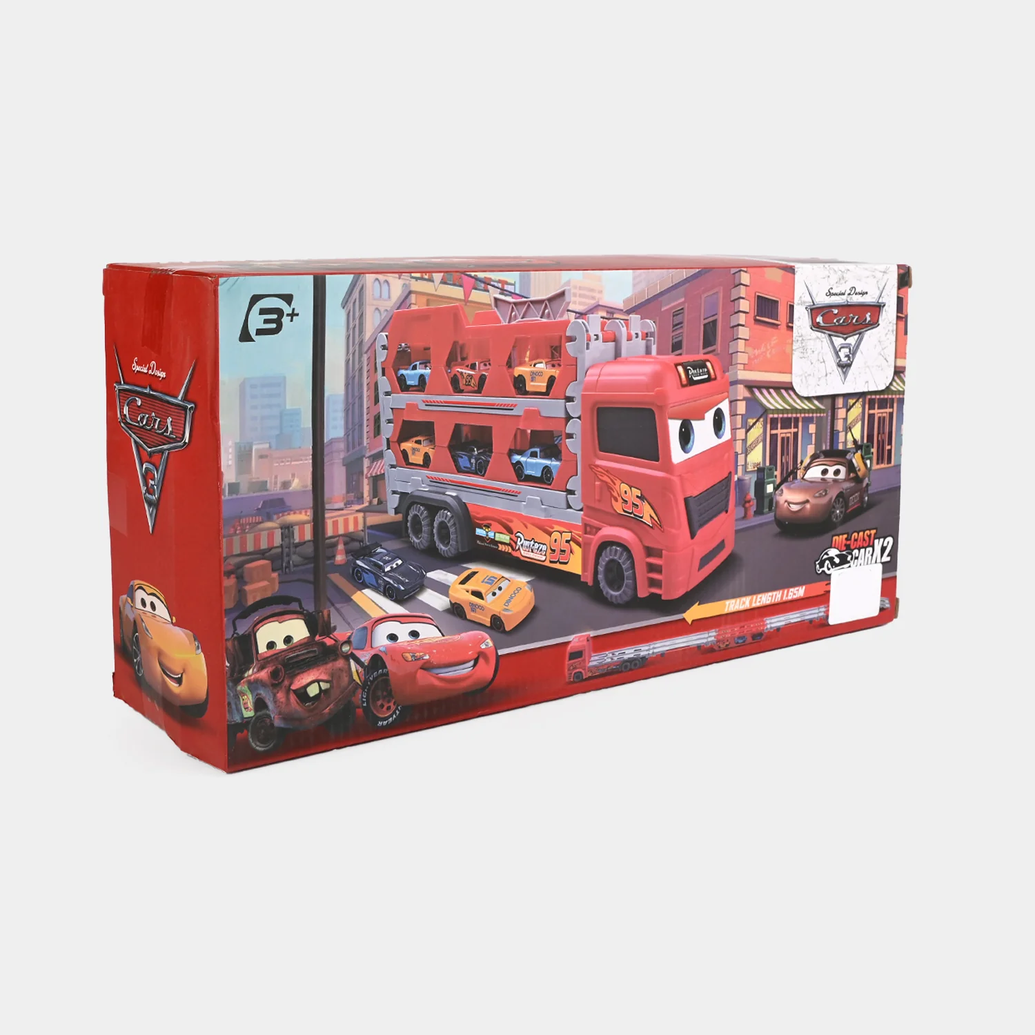 2-in-1 Transforming Car Carrier & Racing Track - Image 3