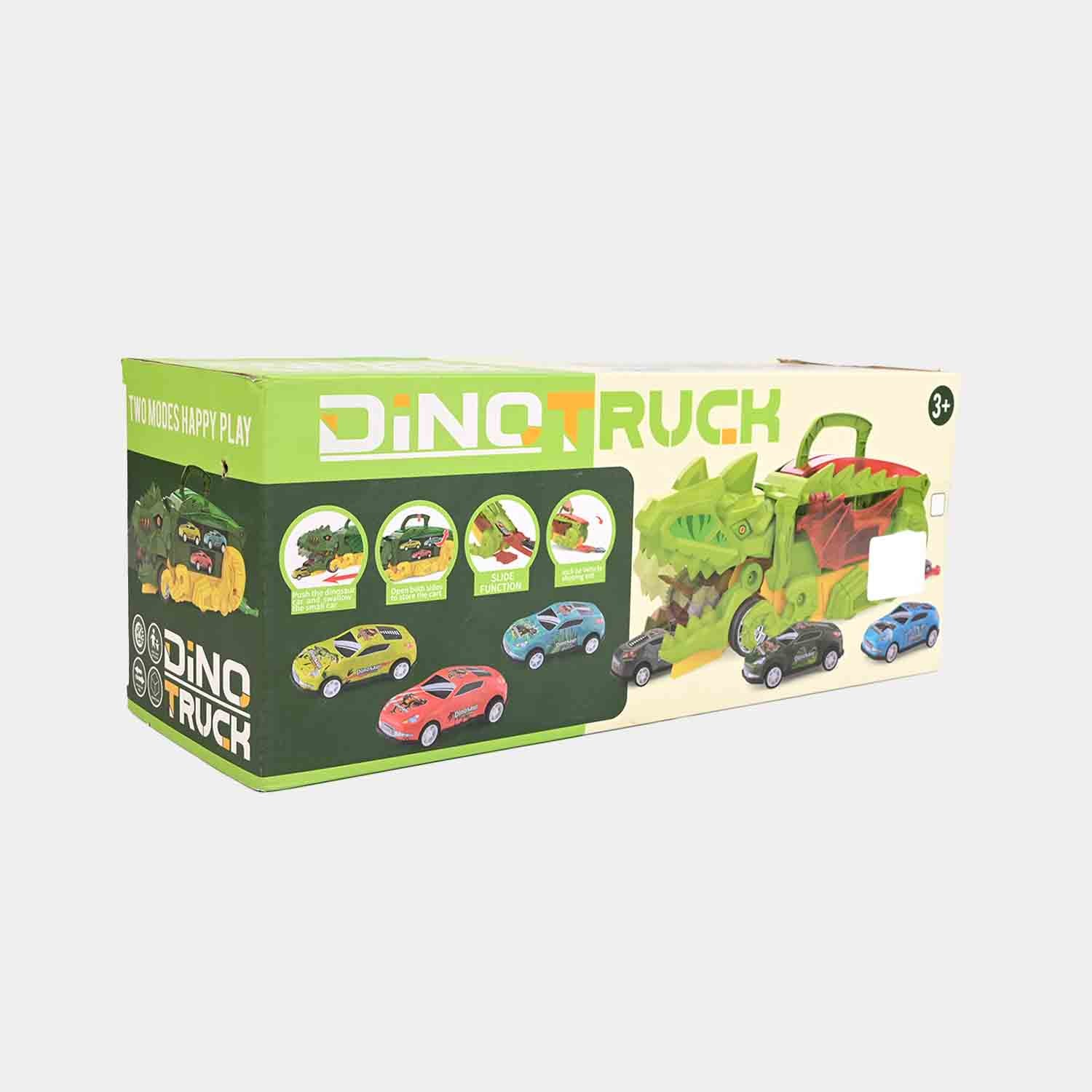 2-in-1 Transforming Dinosaur Transporter and Racing Track - Image 3