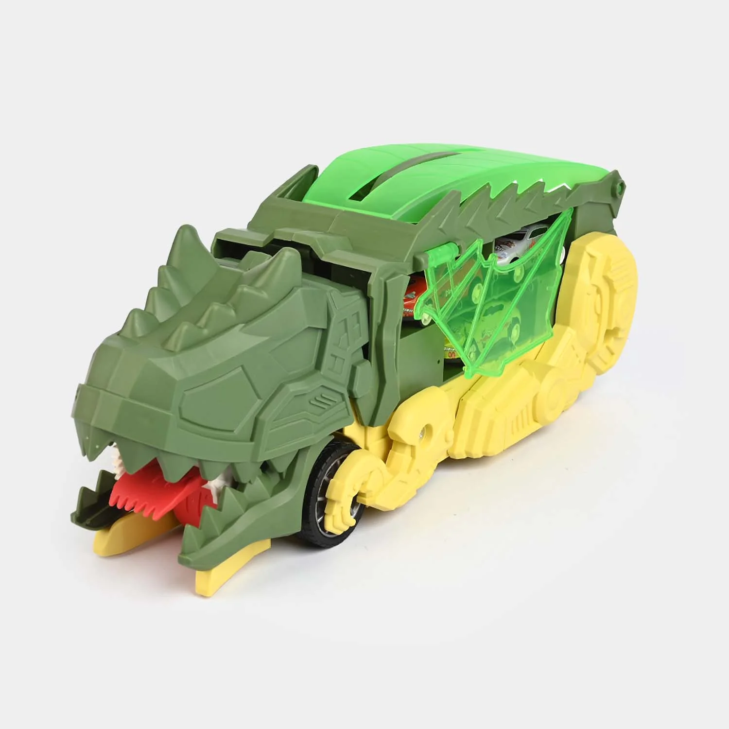 2-in-1 Transforming Dinosaur Transporter and Racing Track - Image 4