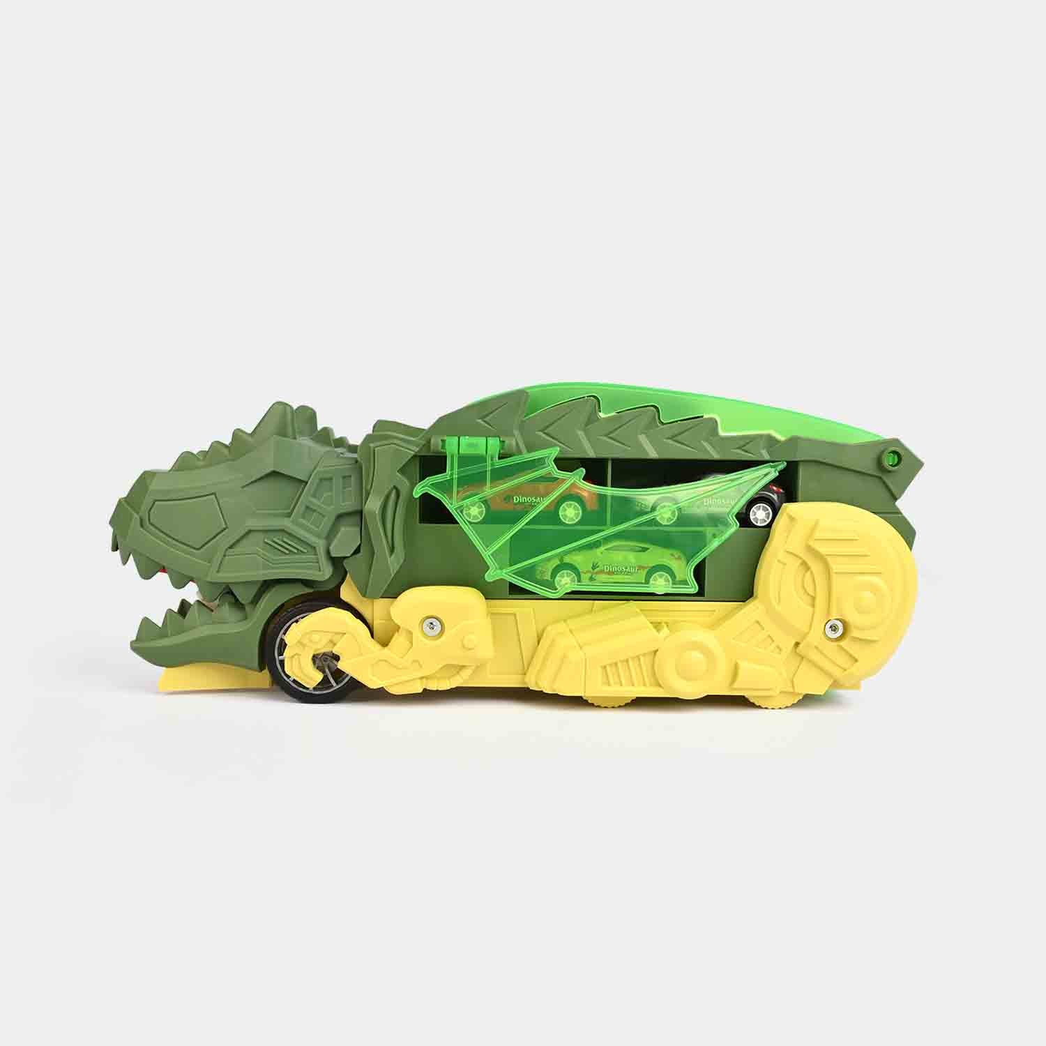 2-in-1 Transforming Dinosaur Transporter and Racing Track - Image 5