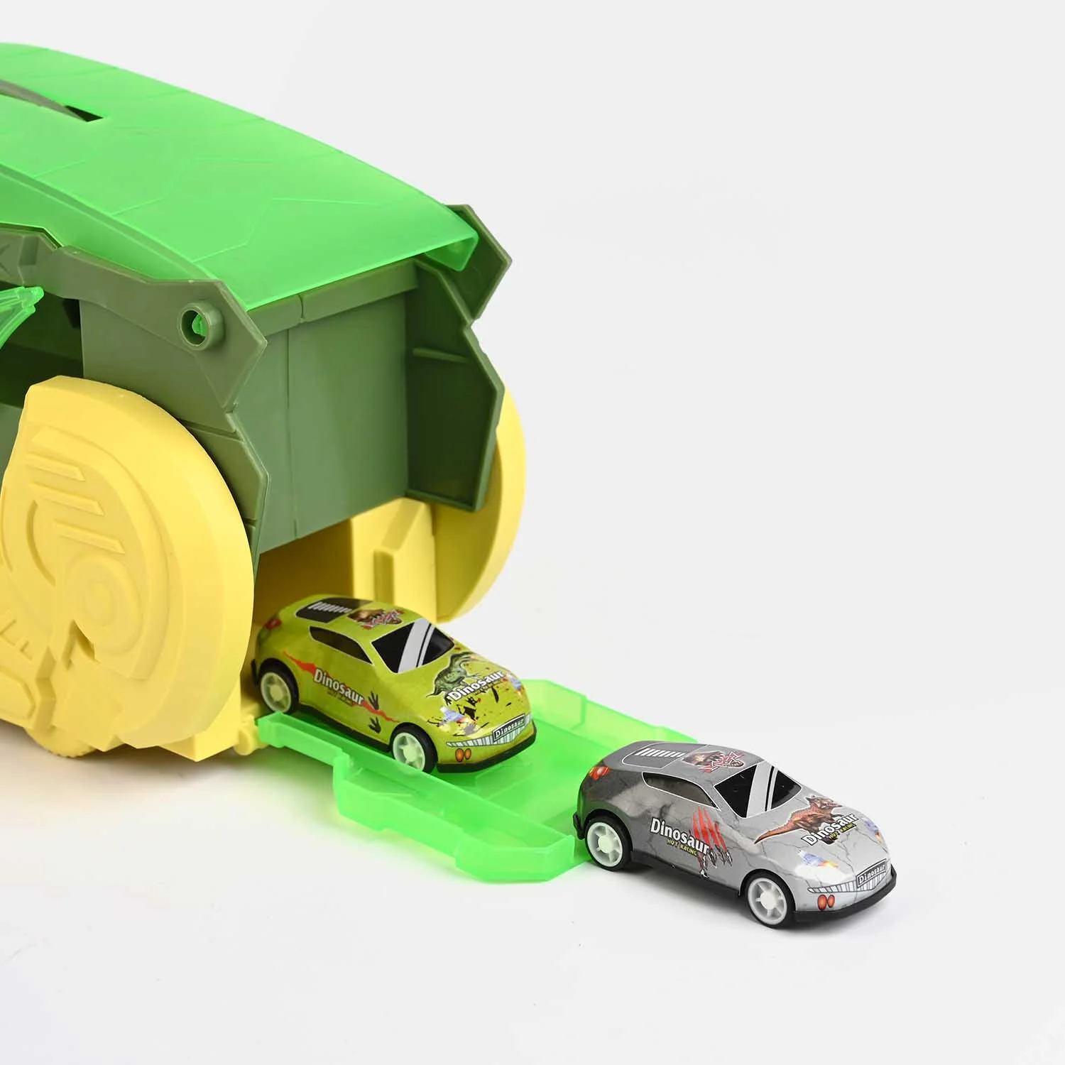 2-in-1 Transforming Dinosaur Transporter and Racing Track - Image 8
