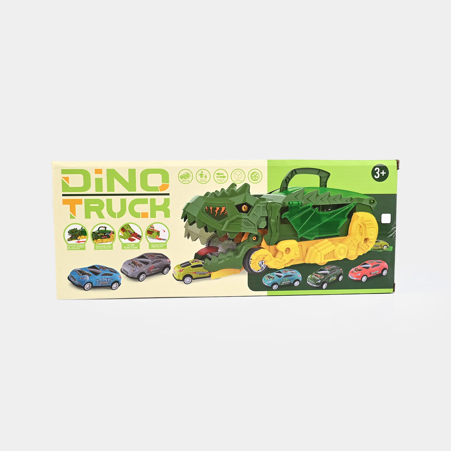 2-in-1 Transforming Dinosaur Transporter and Racing Track - Image 9