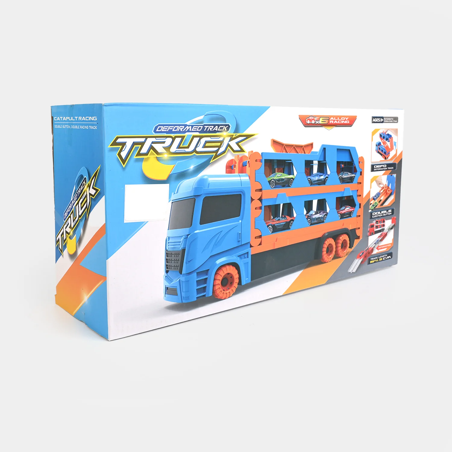 2-in-1 Transforming Car Carrier & Racing Track - Image 3