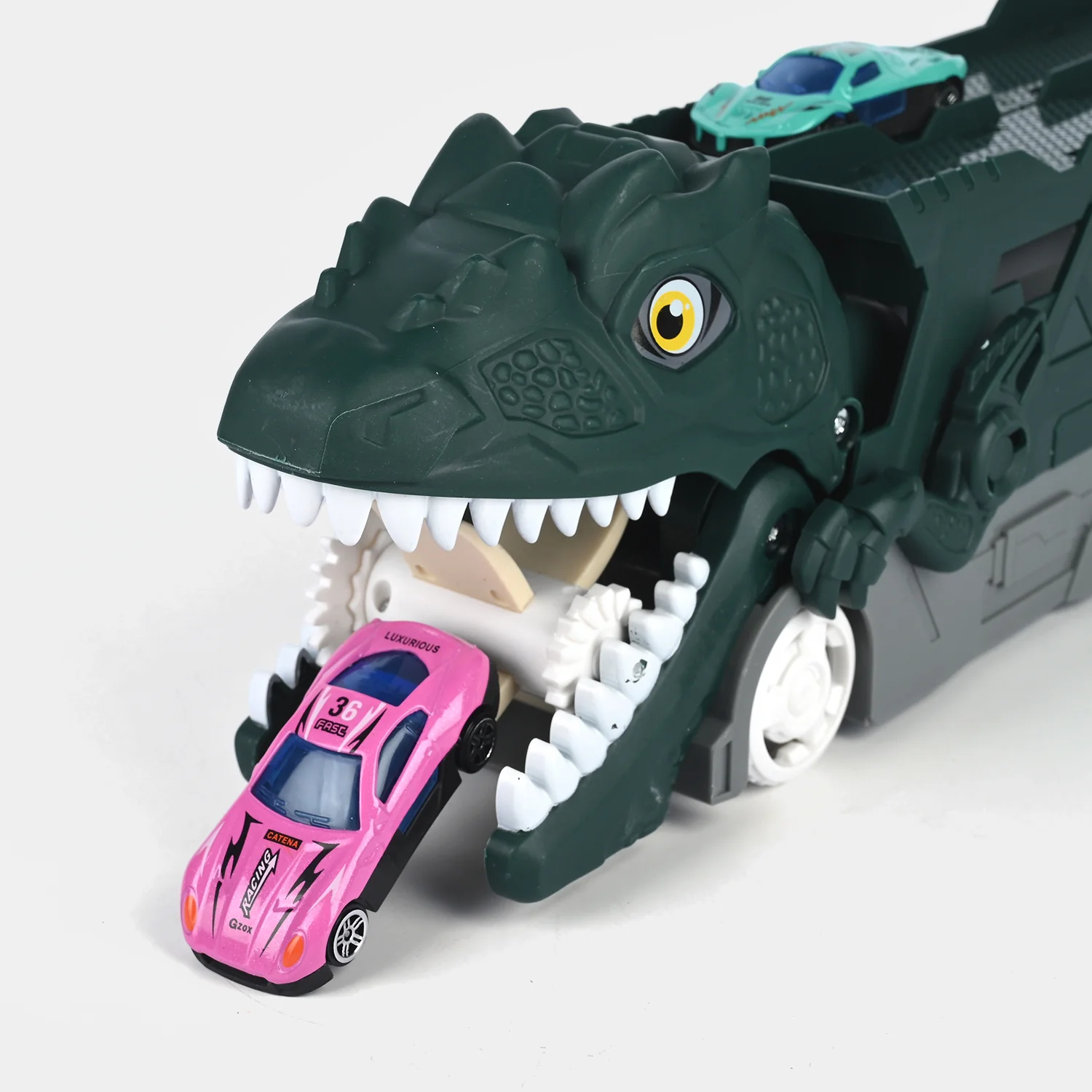 Dino Parking Lot Play Set with Light & Sound - Image 2