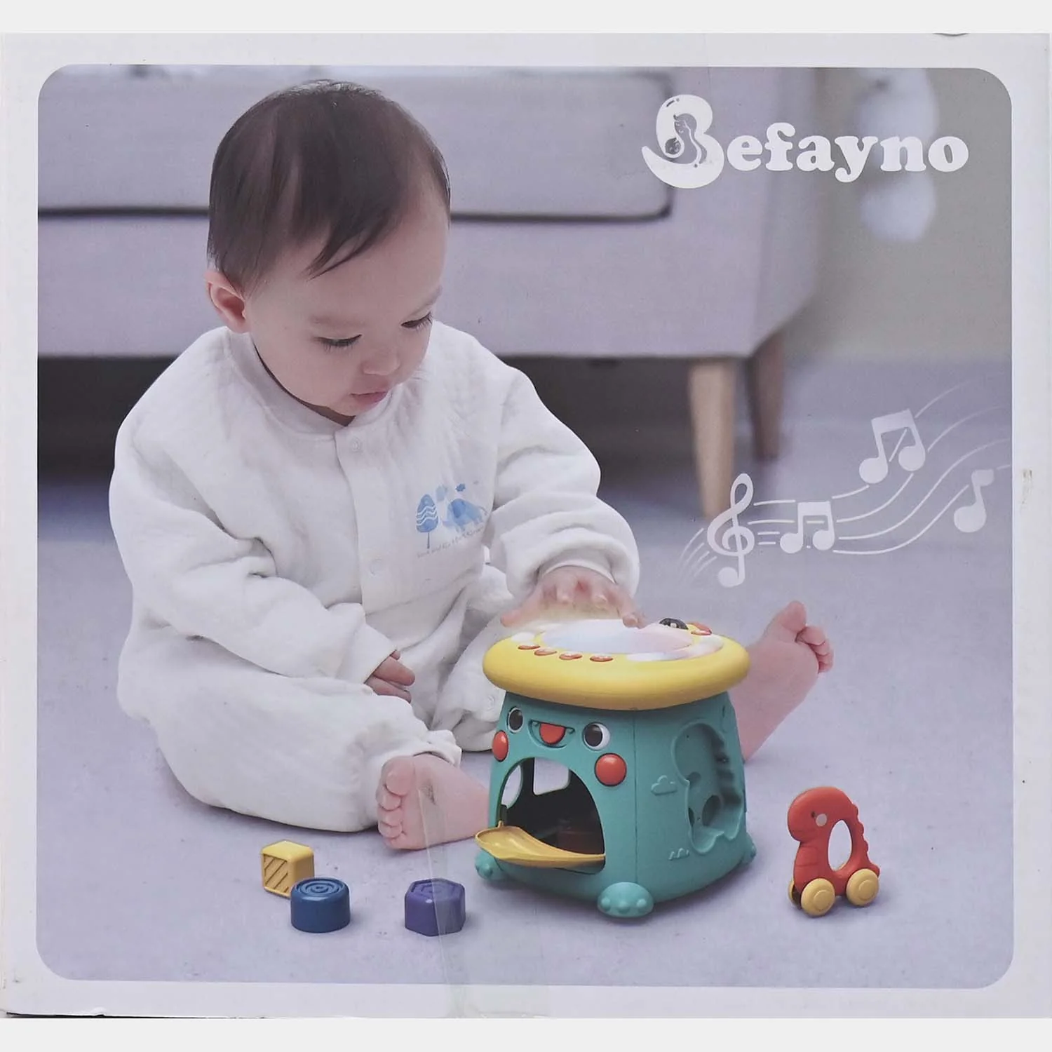 Dinosaur Hard Drum W/Light & Music Toy - Image 9