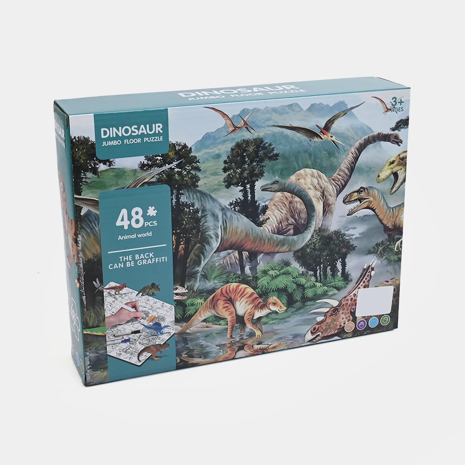 Dinosaur Painting Puzzle - Image 2