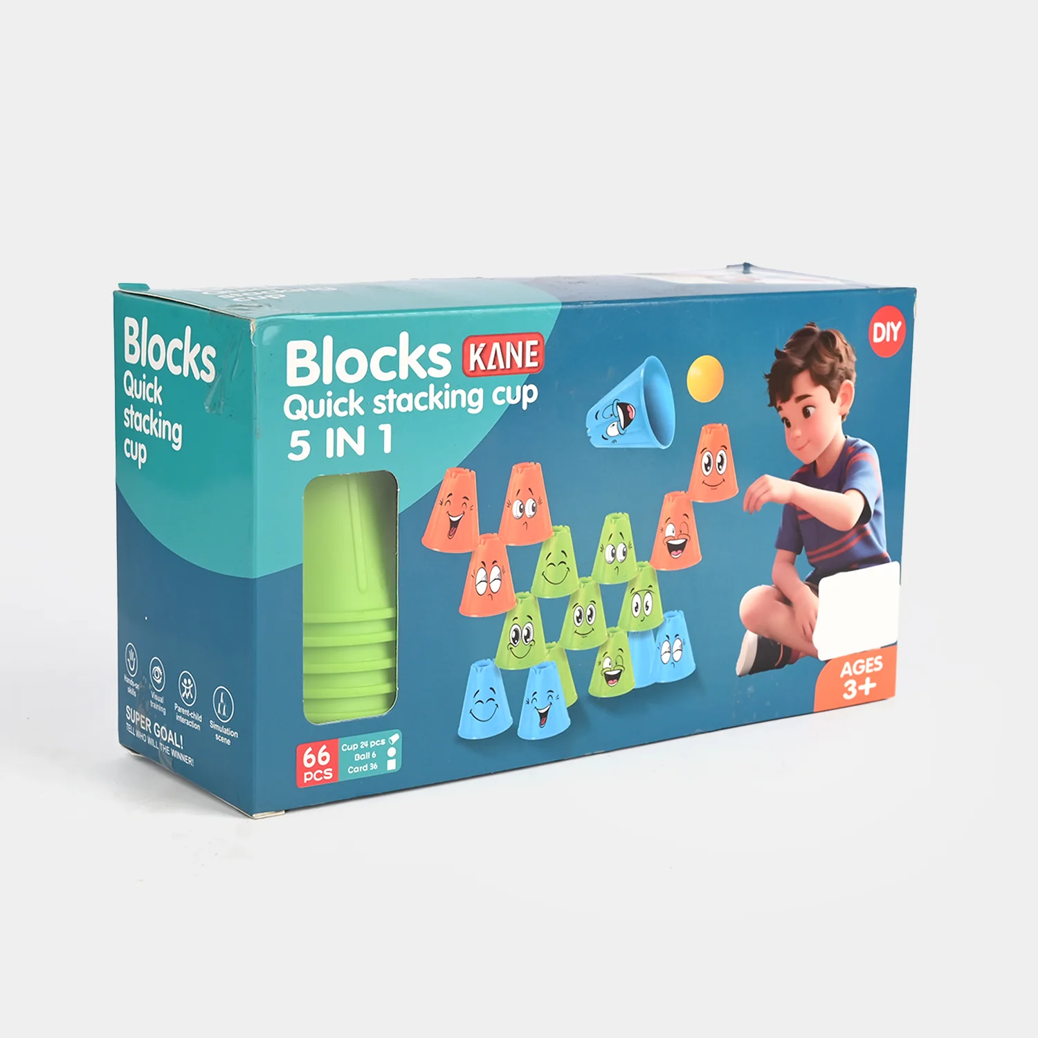 Blocks Quick Stacking Cup (5-in-1 Game Set) - Image 3