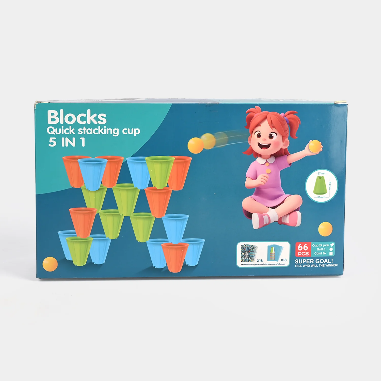 Blocks Quick Stacking Cup (5-in-1 Game Set) - Image 4