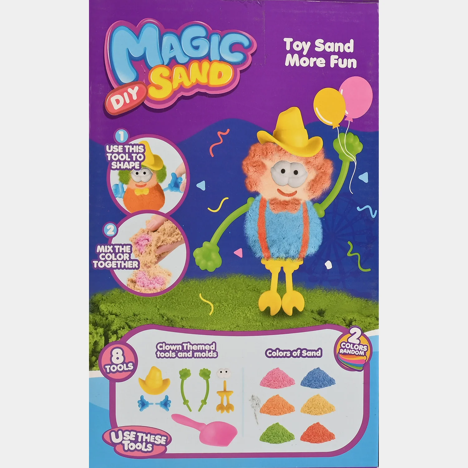 DIY Cute Clown Space Sand - Image 3