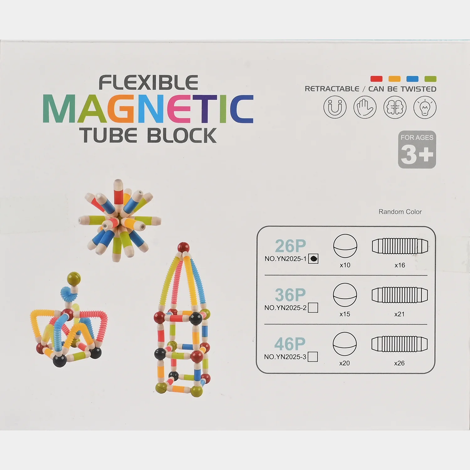 Flexible Magnetic Tube Blocks | 26PCs - Image 4