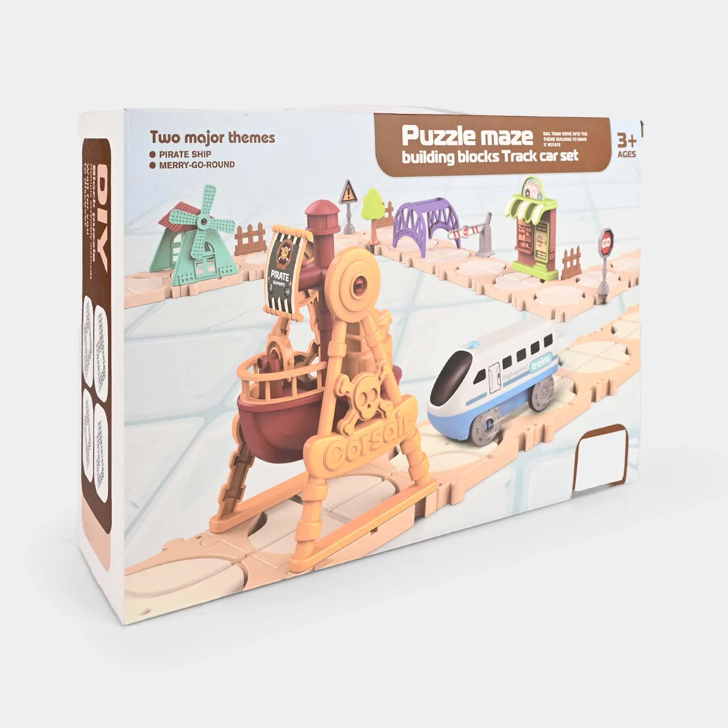 Puzzle Maze Building Blocks Track Set