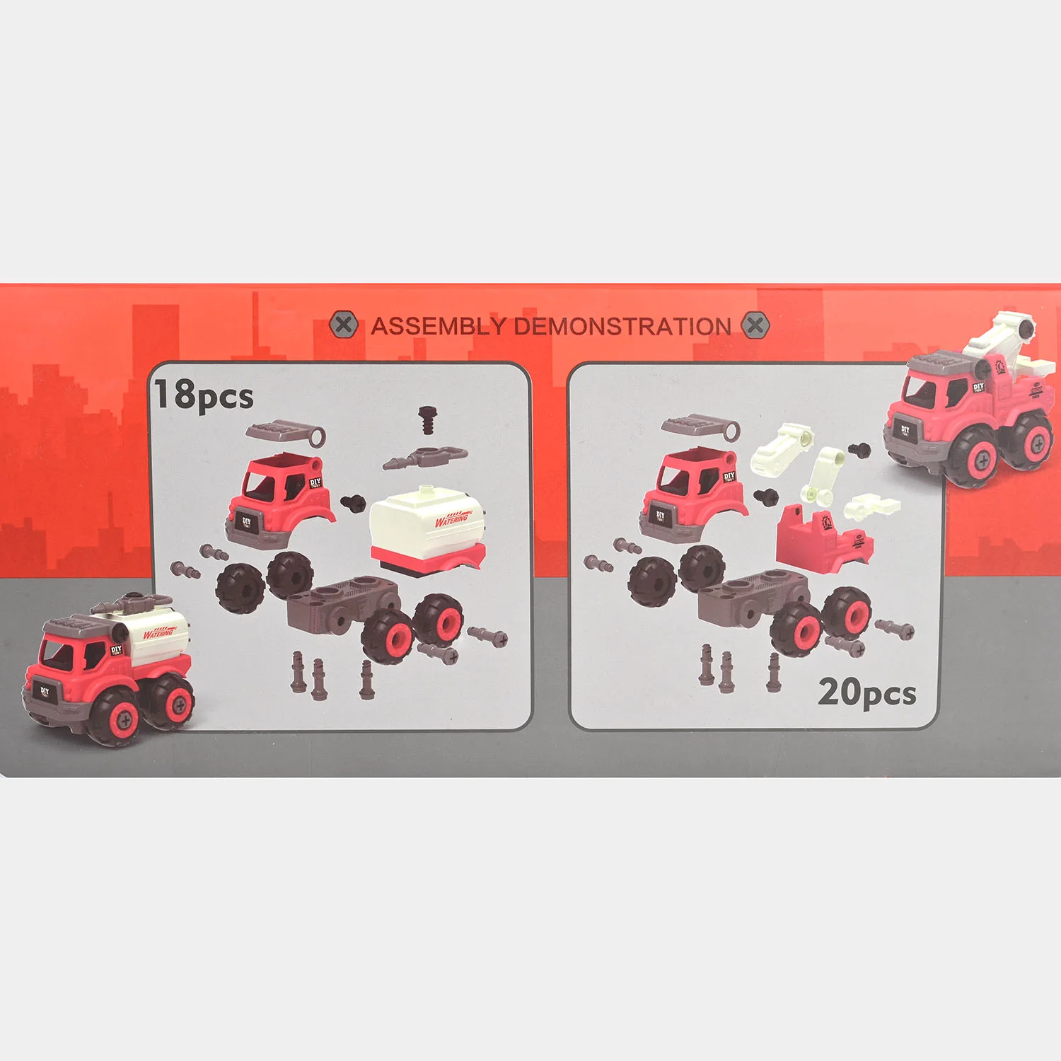 DIY 2-in-1 Truck Assembly Toy for Kids - Image 2