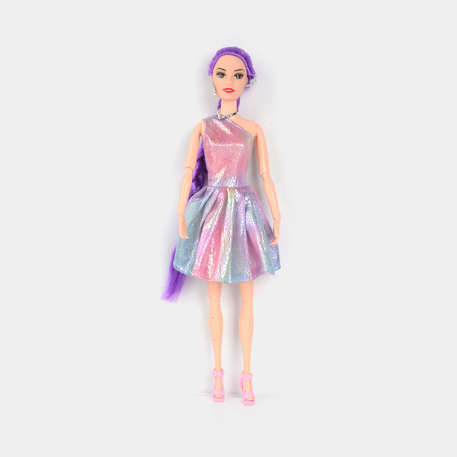 Fashion Doll with Shimmer Dress β Purple Hair - Image 2