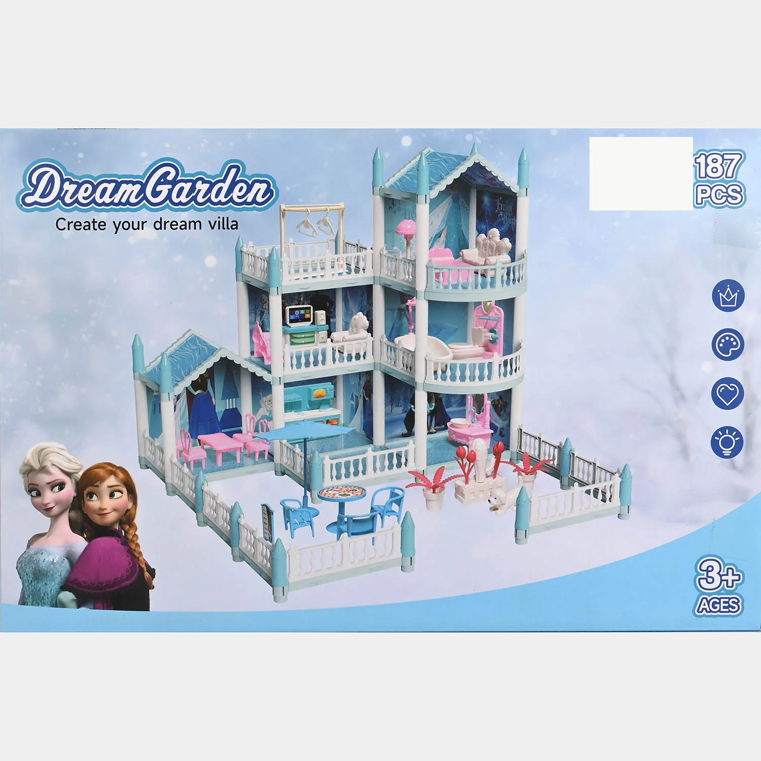 Dream Garden Villa Doll House Playset - Image 4