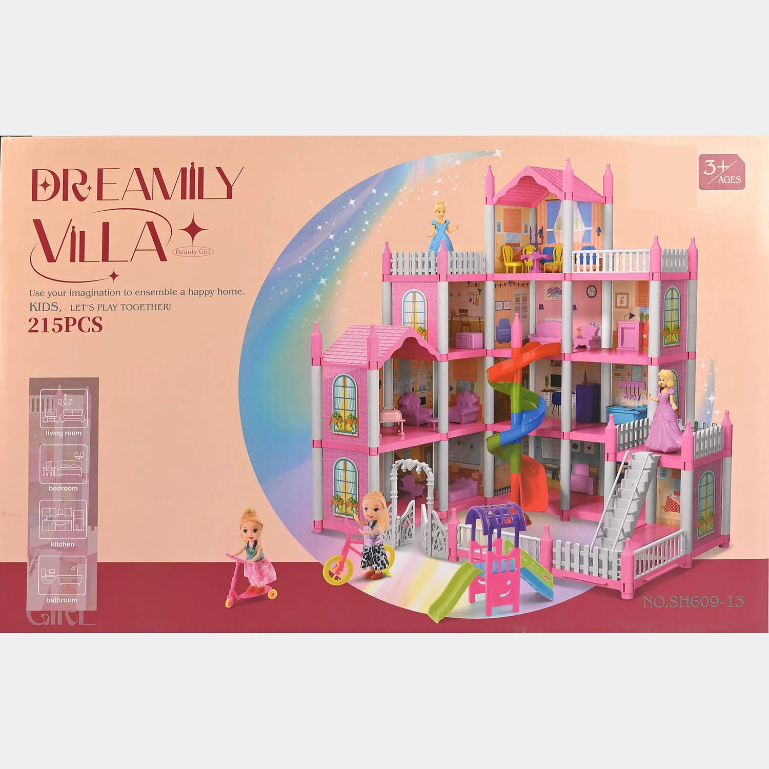 Dreamily Villa Doll House Playset - Image 3