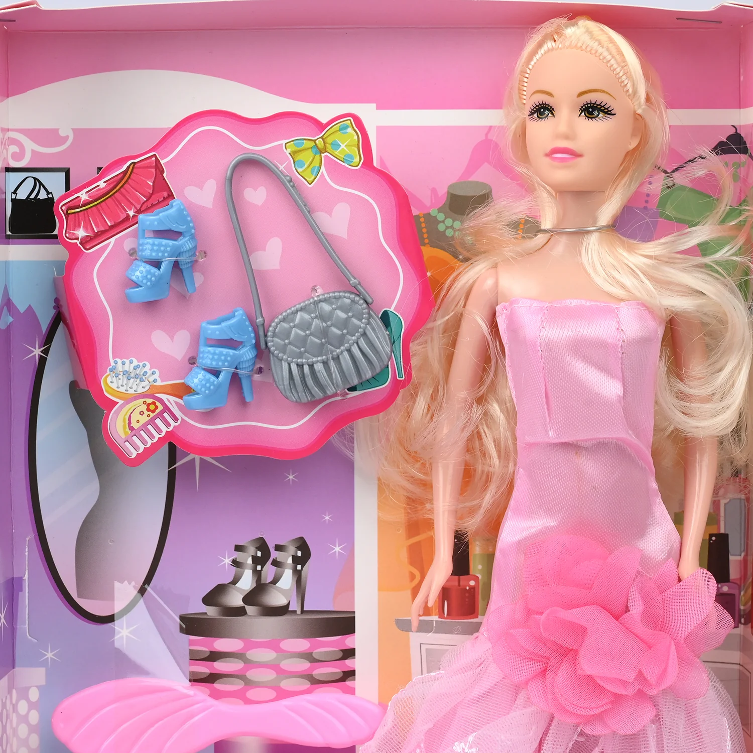 Fashion Doll Playset with Accessories - Image 3