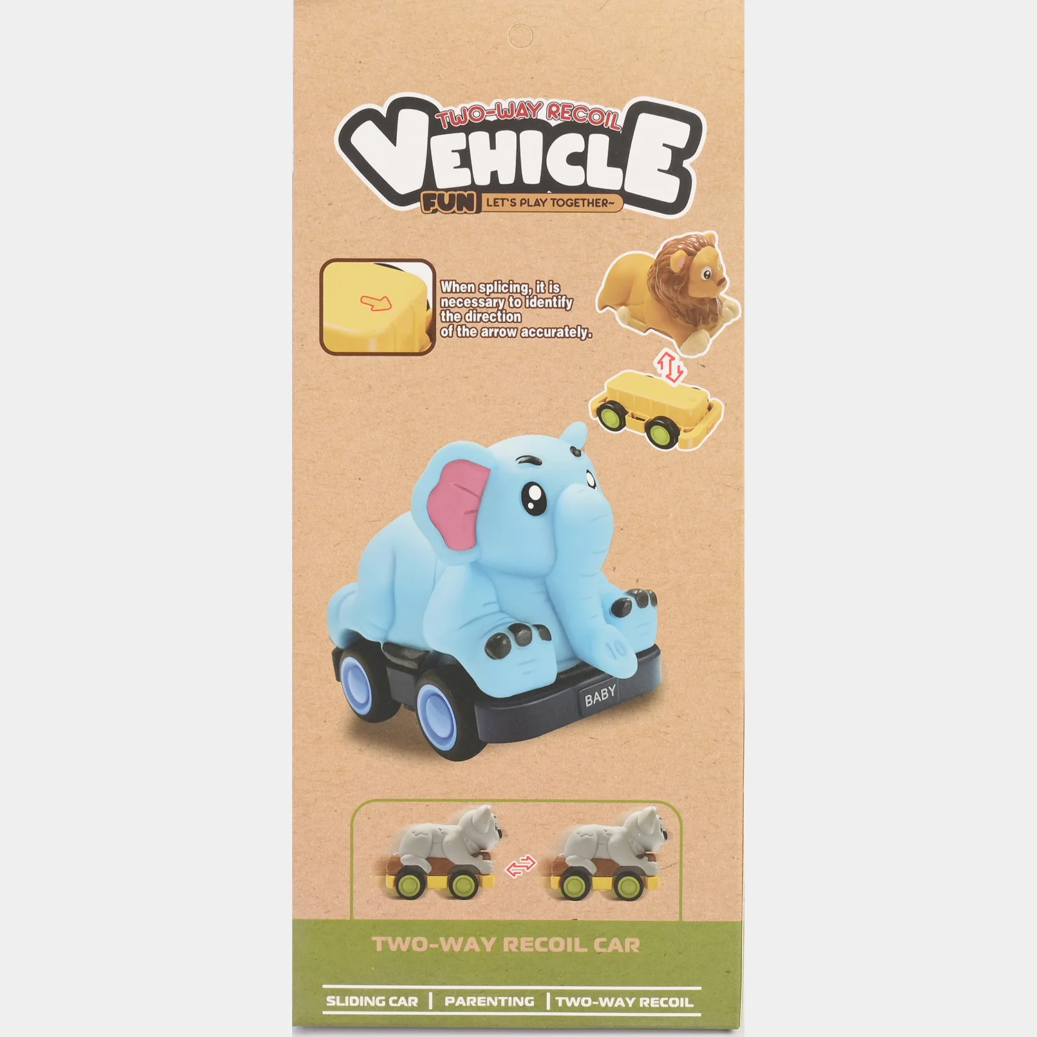 Friction-Powered Cartoon Vehicle Set | 3PCs - Image 4